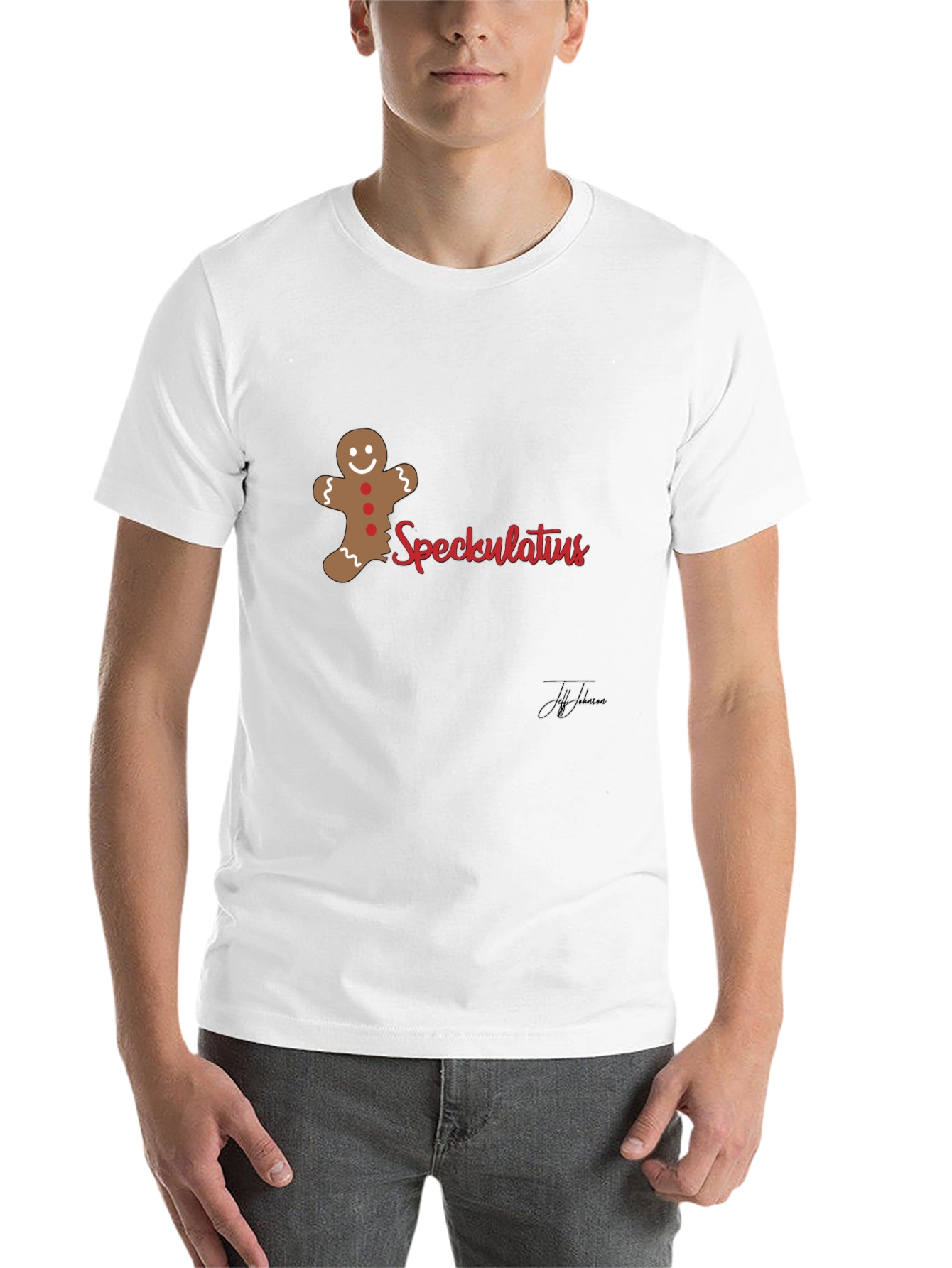Spekulatius Gingerbread Men Black T-Shirt - 14
