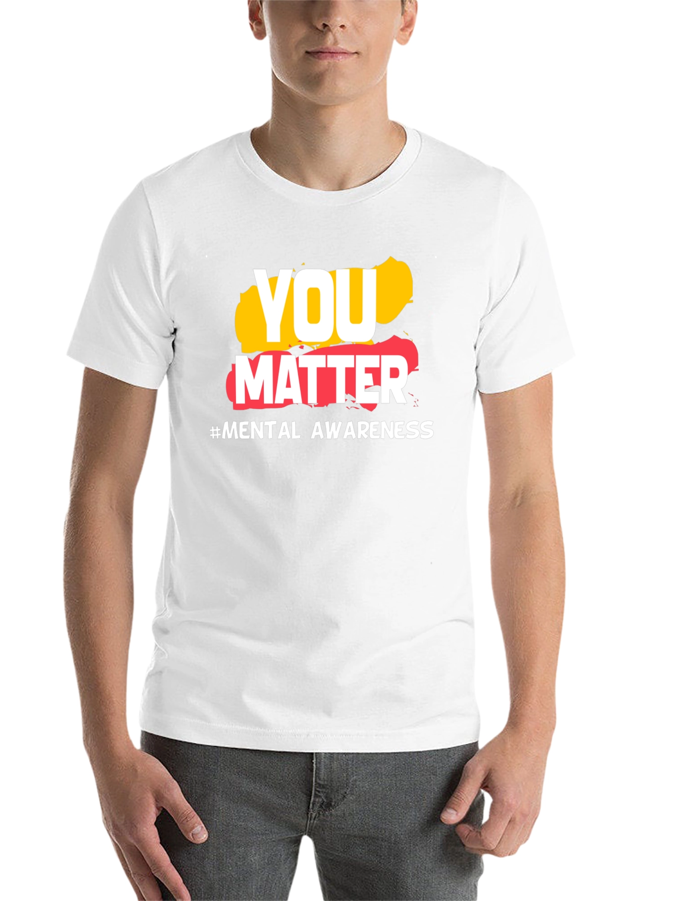 Black You Matter Mental Health Awareness T-Shirt view 14