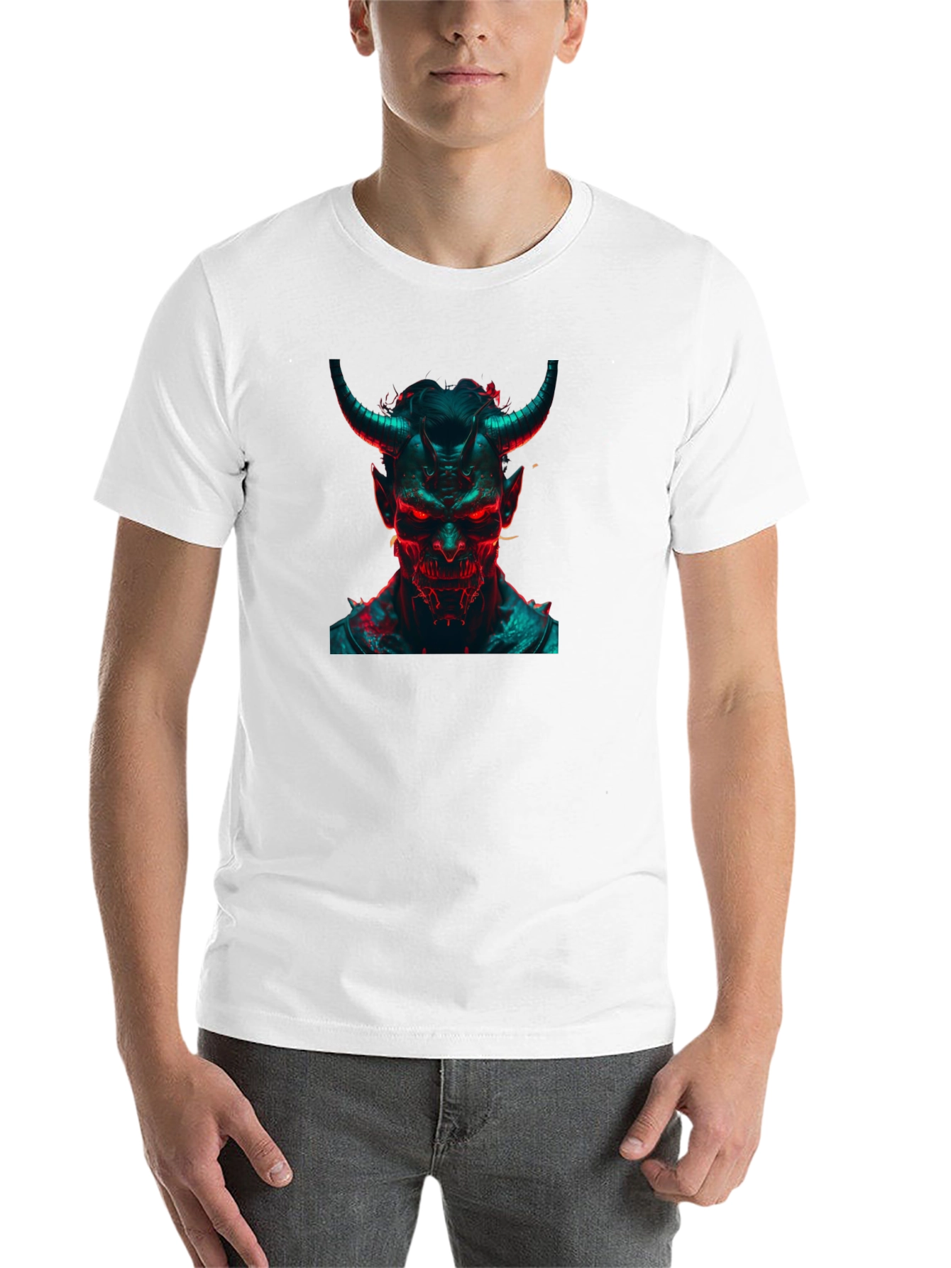 Black Demon Graphic T-Shirt - Bold & Edgy Design view 14