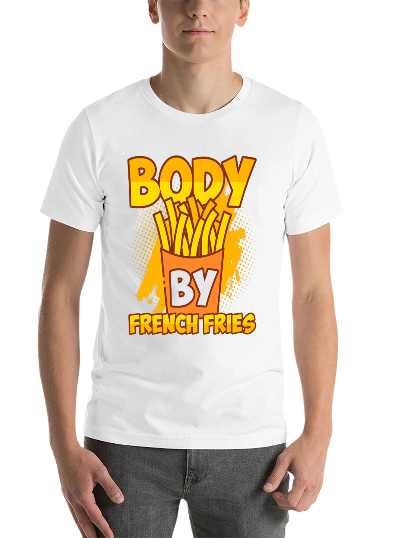 Black Body By French Fries T-Shirt view 14