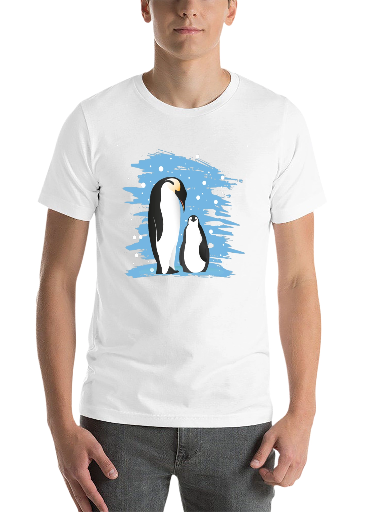 Black Penguin Family Graphic Tee - Unisex view 14