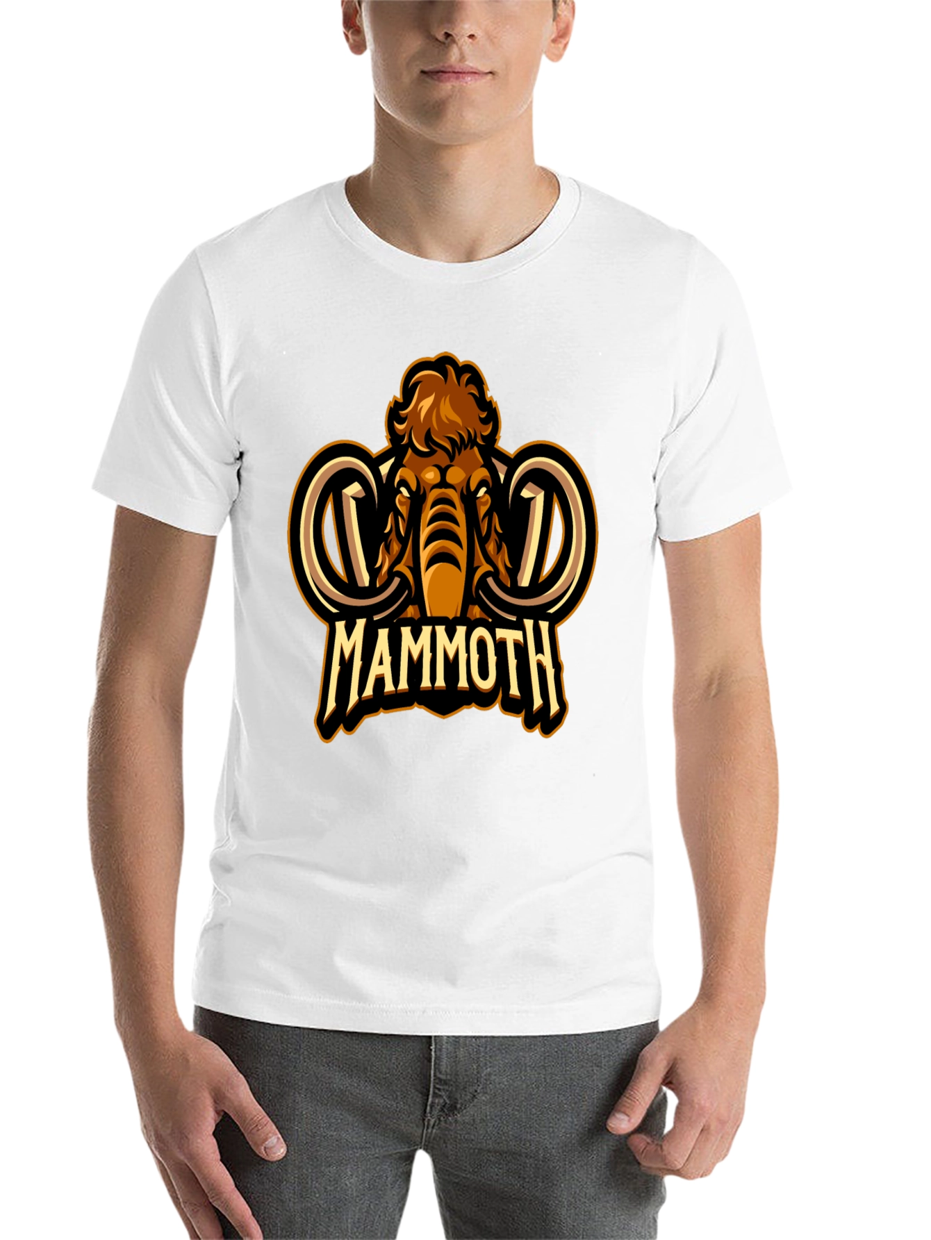 Black Mammoth Graphic T-Shirt - Classic Black Tee view 14
