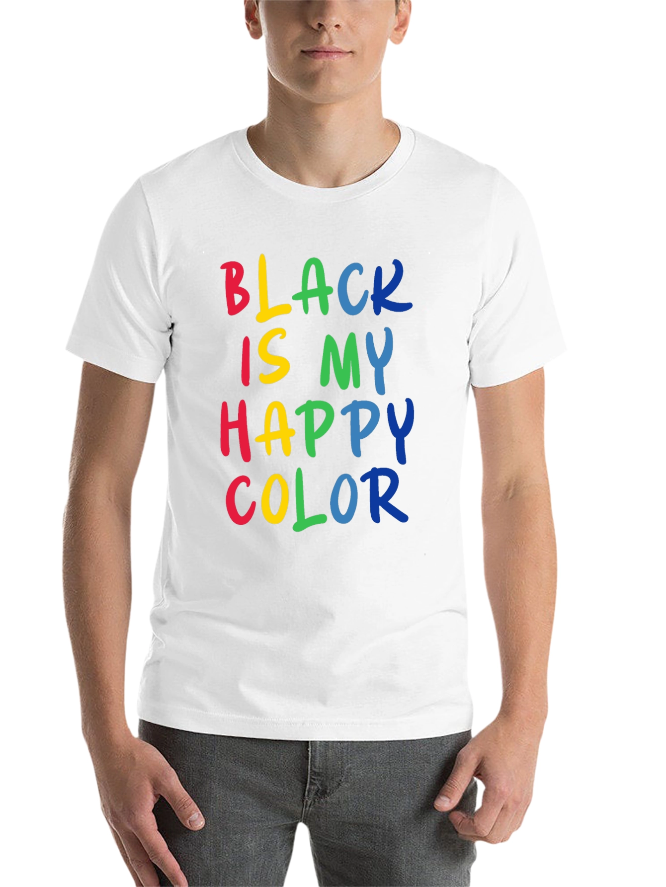 Black Black is My Happy Color Tee view 14