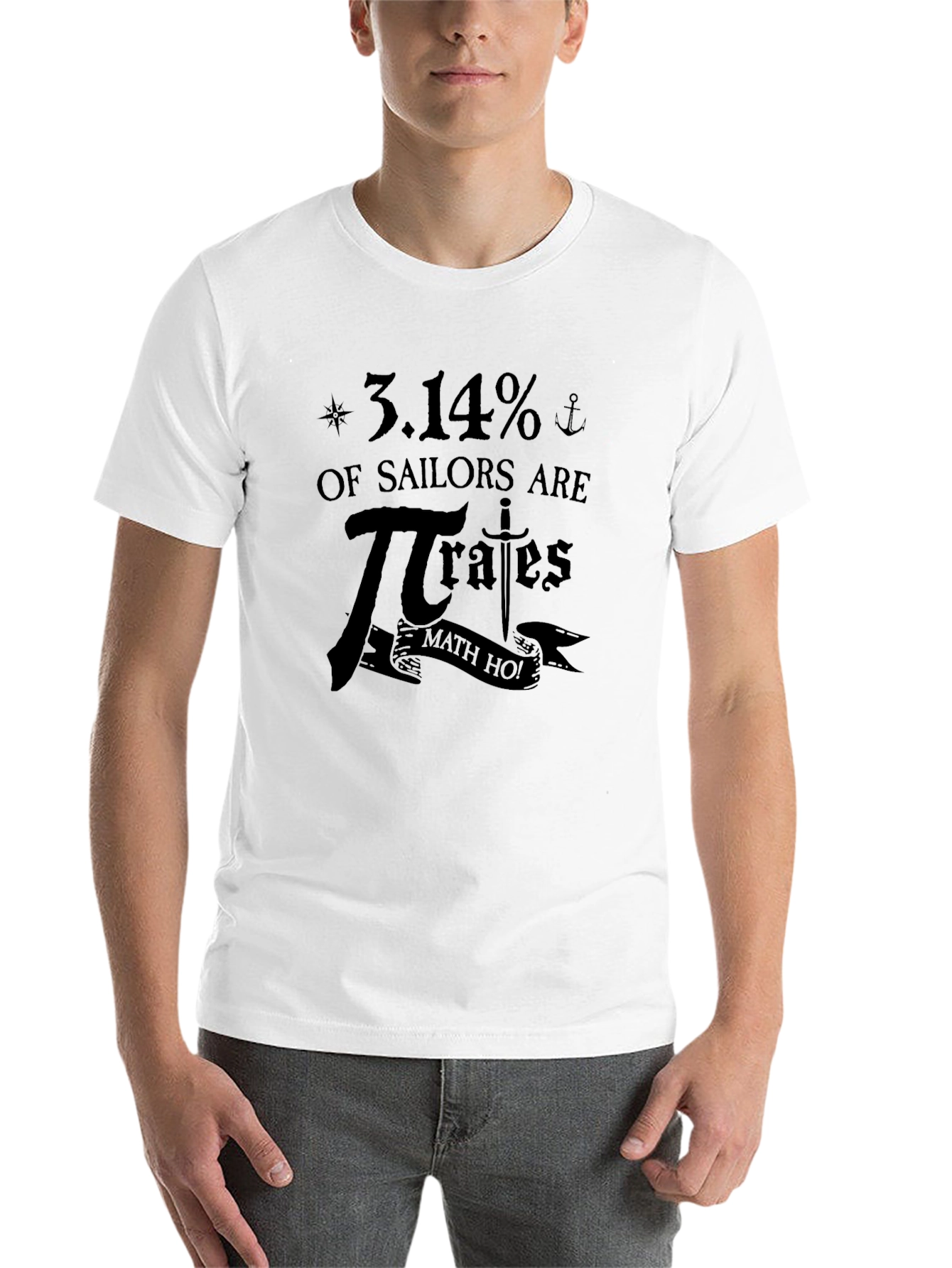 Black Math Pirate T-Shirt - 3.14% of Sailors view 14
