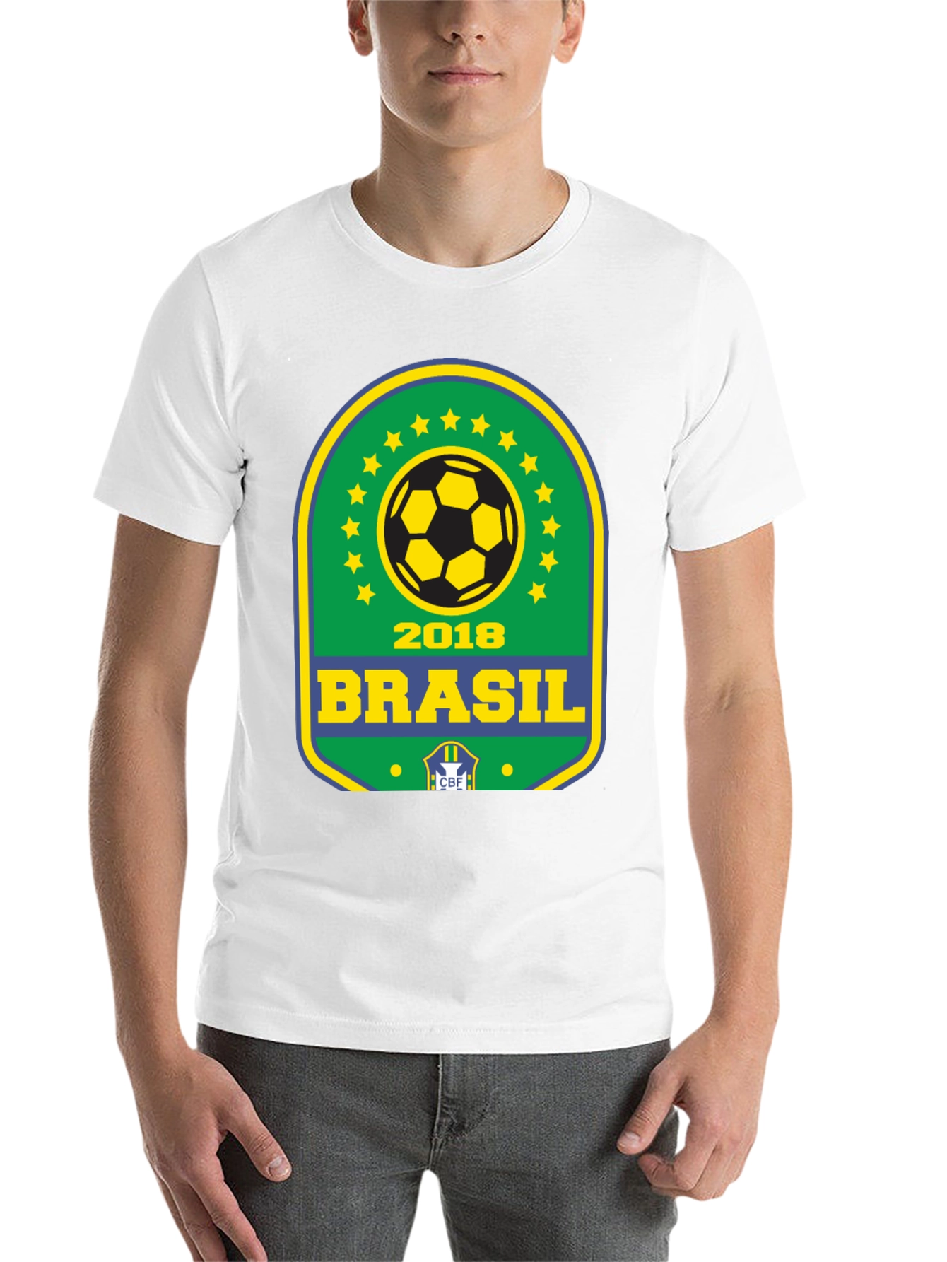 Black Brazil 2018 Soccer T-Shirt view 14
