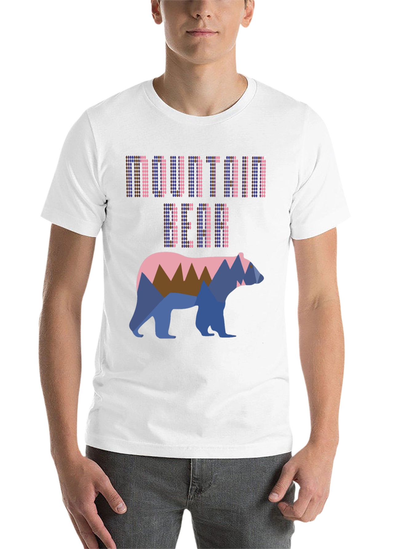 Black Mountain Bear Graphic T-Shirt - Cool Outdoor Design view 14
