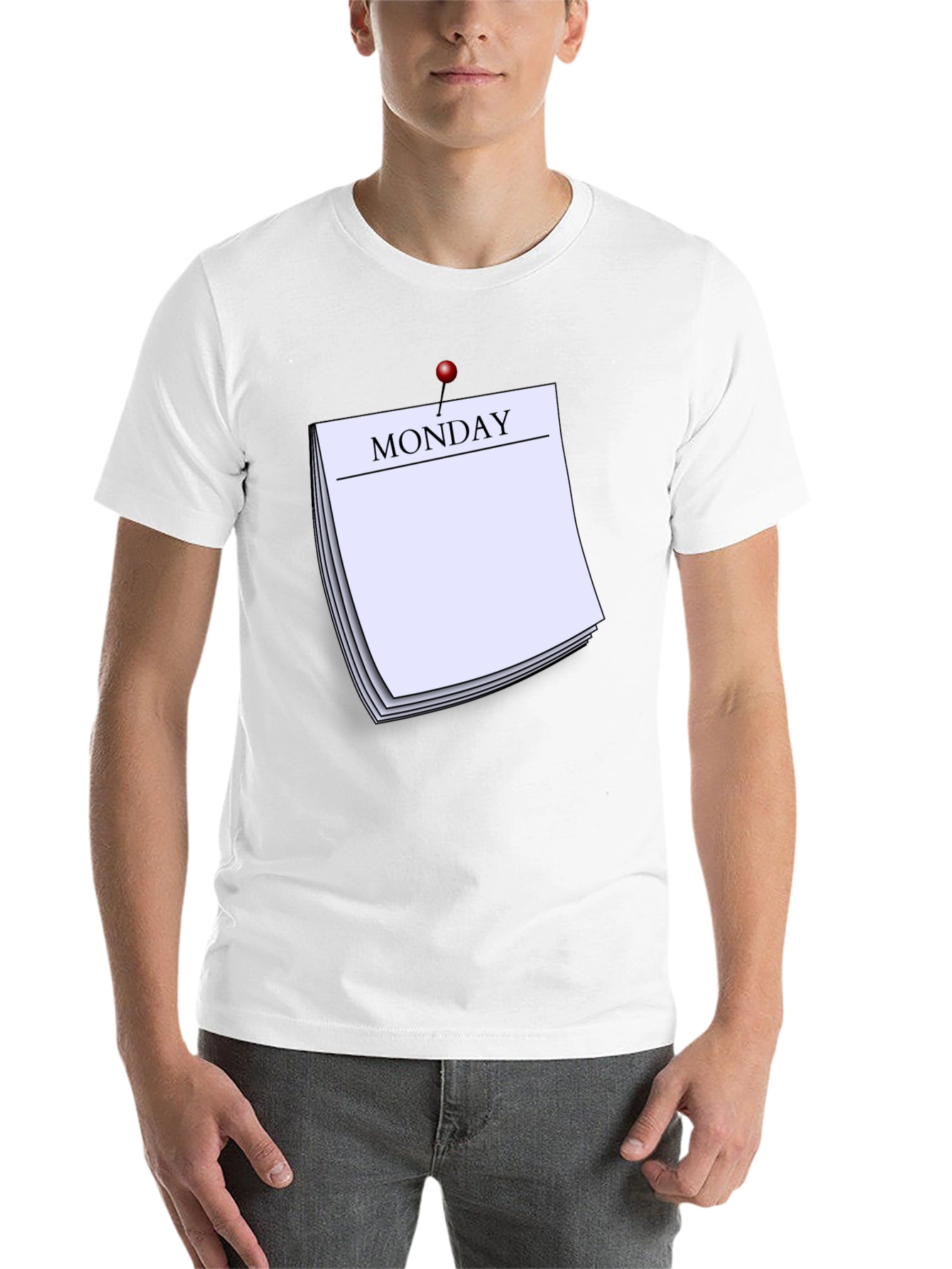Monday Reminder T-Shirt - Everyday Casual Wear - 14