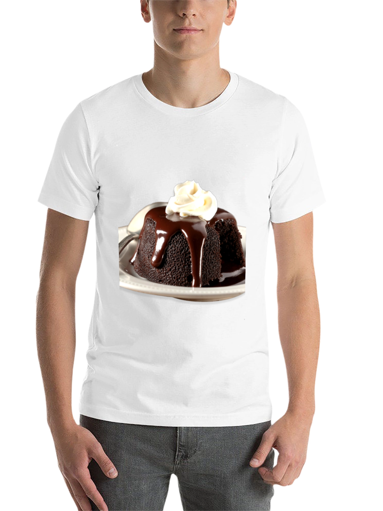 Black Chocolate Pudding Dessert T-Shirt view 14