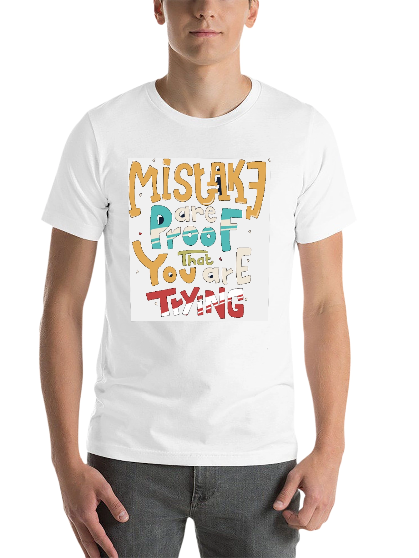 Black Mistakes Are Proof You Are Trying T-Shirt view 14