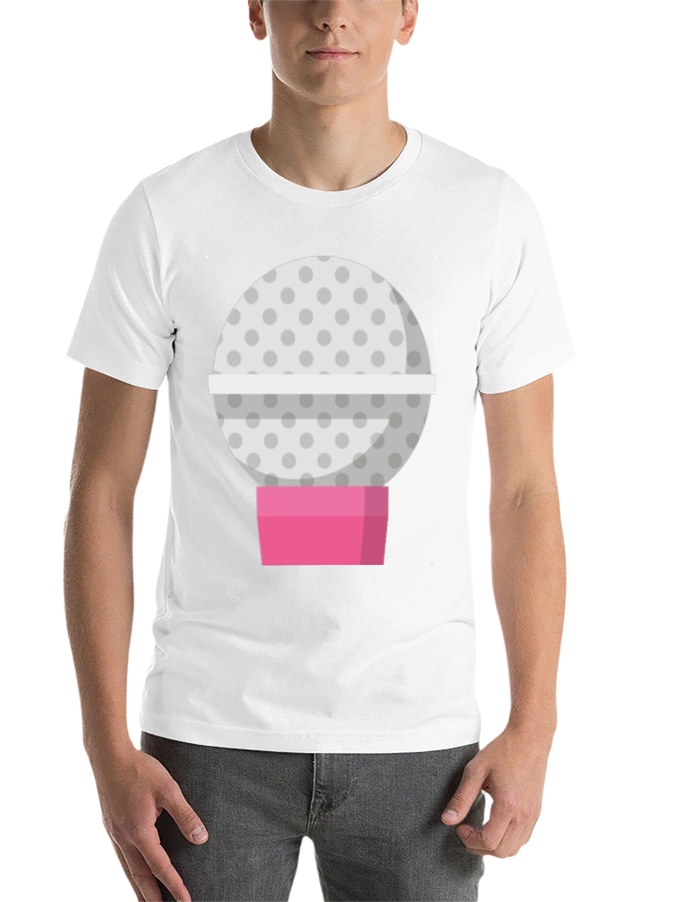 Black Golf Ball Candy Machine Graphic Tee view 14