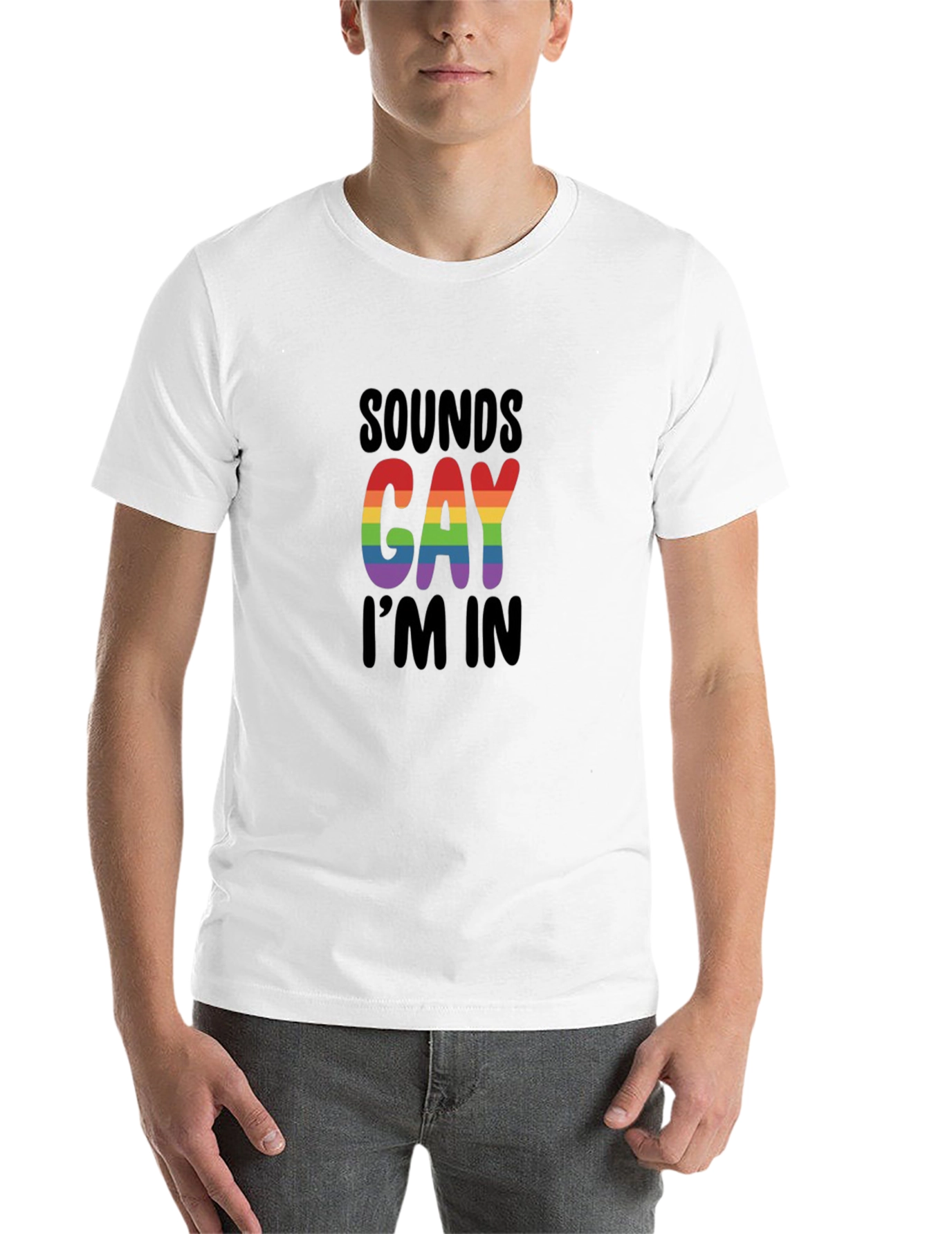 Black Sounds Gay I'm In T-Shirt view 14