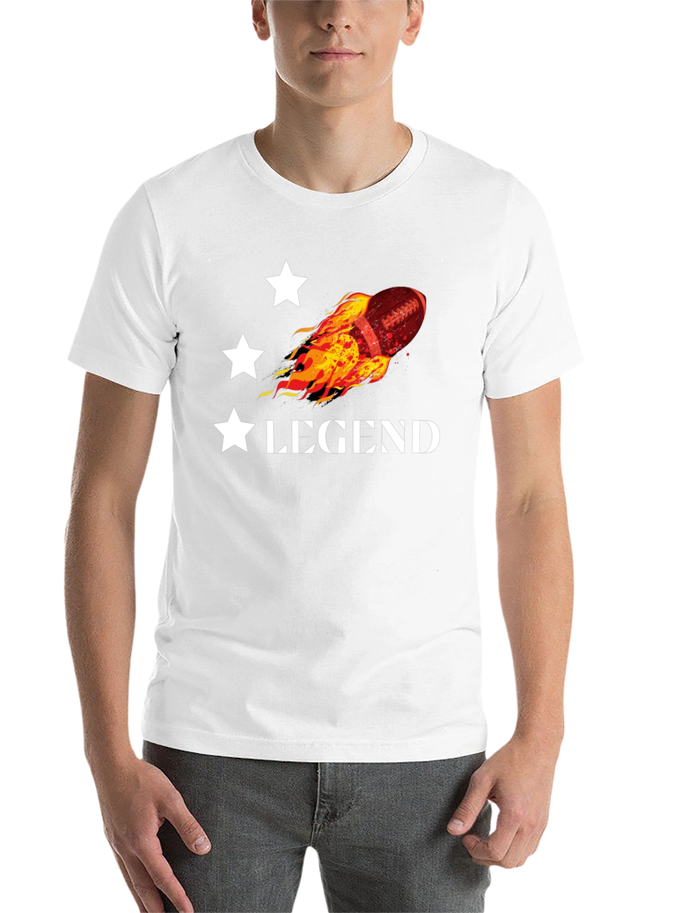 Black Legend Football Graphic Tee view 14