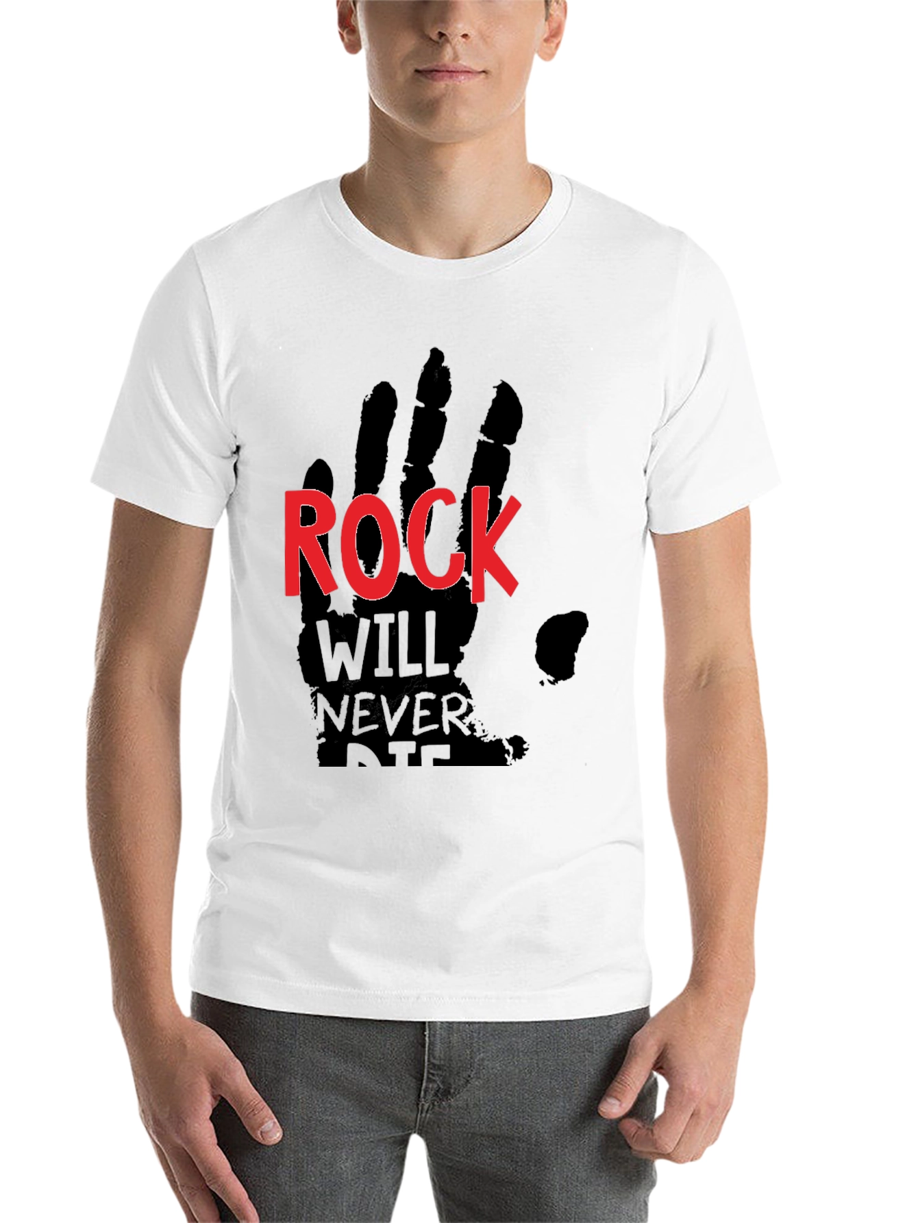 Black Rock Will Never Die Black T-Shirt view 14