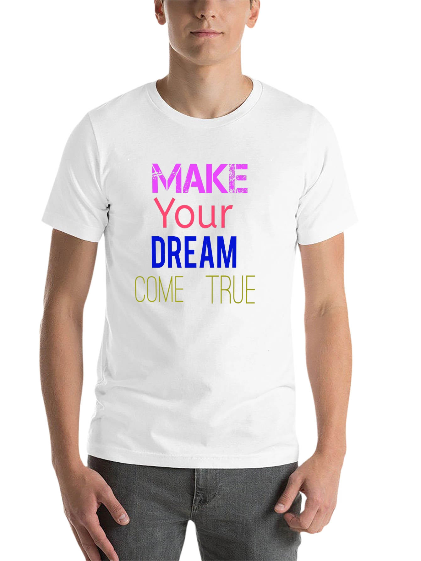 Black Dream Come True T-Shirt - Motivational Tee view 14