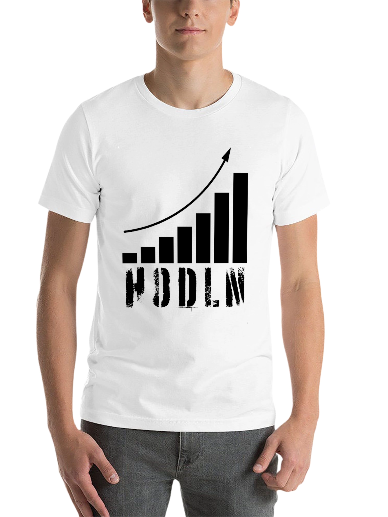 Black HODLN Crypto Bull Market T-Shirt view 14