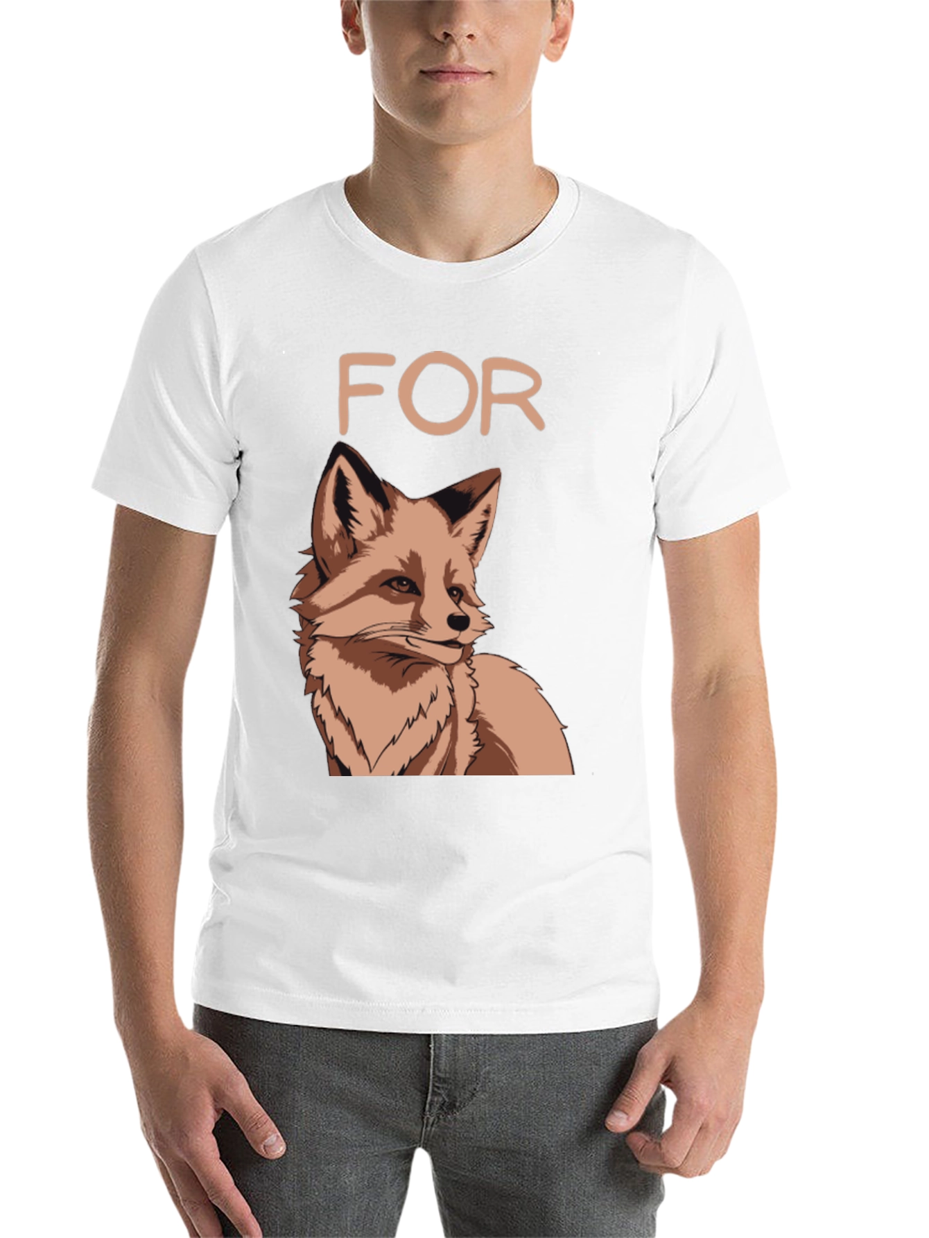Black Fox Graphic T-Shirt - "For Fox Sake" Tee view 14