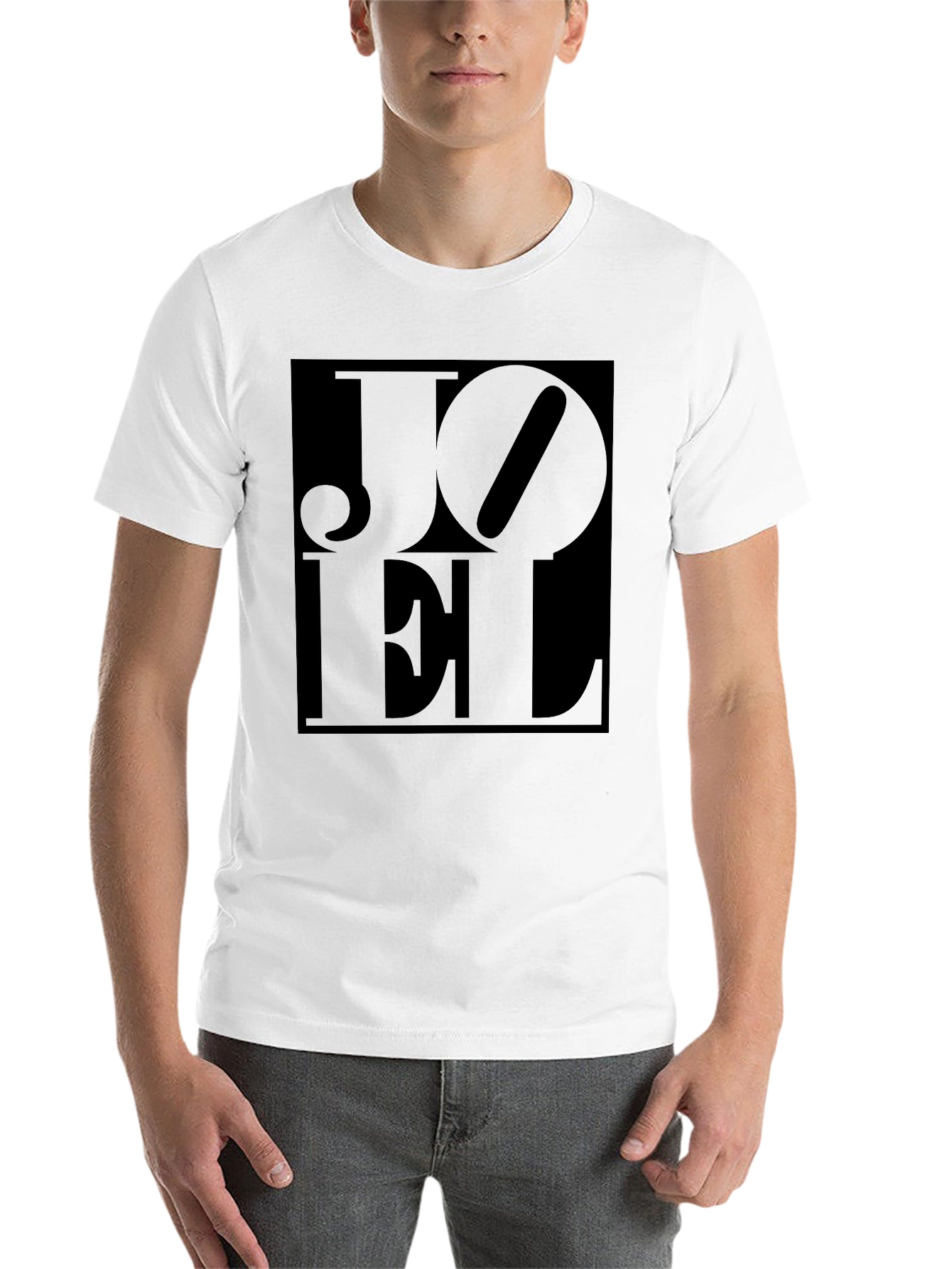 Black Joel Graphic Print Black T-Shirt view 14
