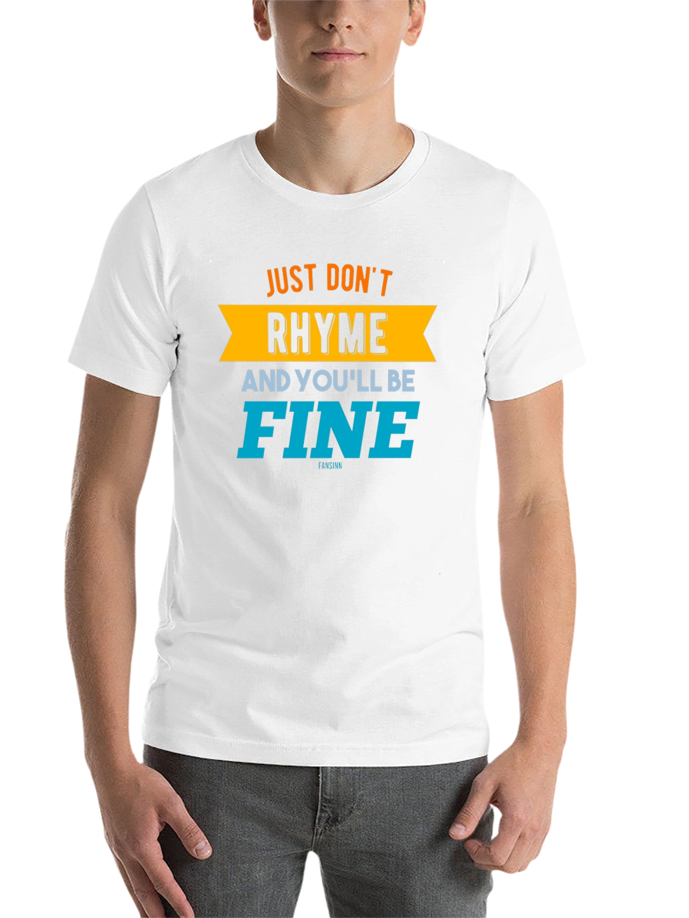 Black Don't Rhyme, You'll Be Fine Graphic Tee view 14