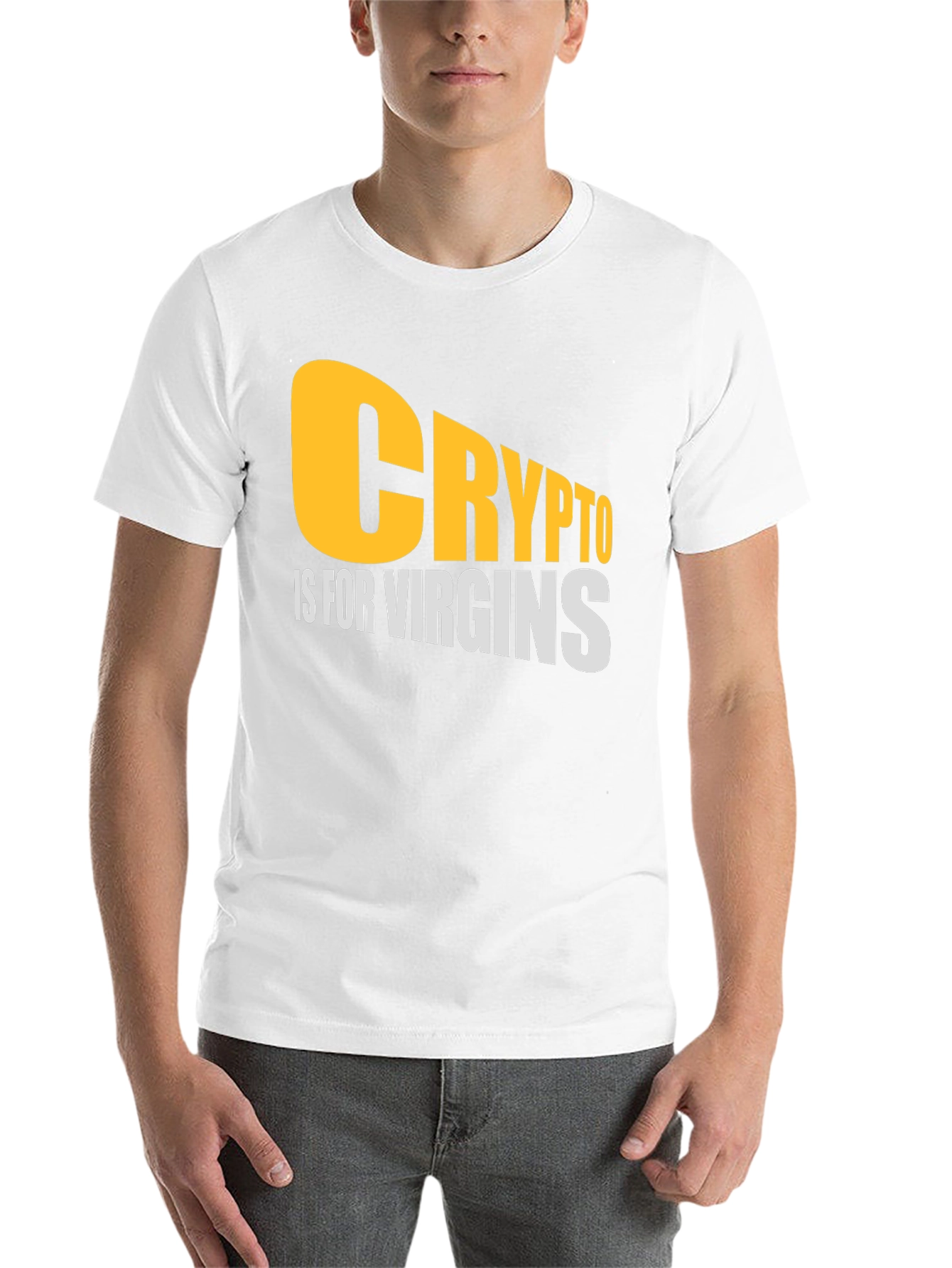 Black Crypto is for Virgins Graphic T-Shirt view 14