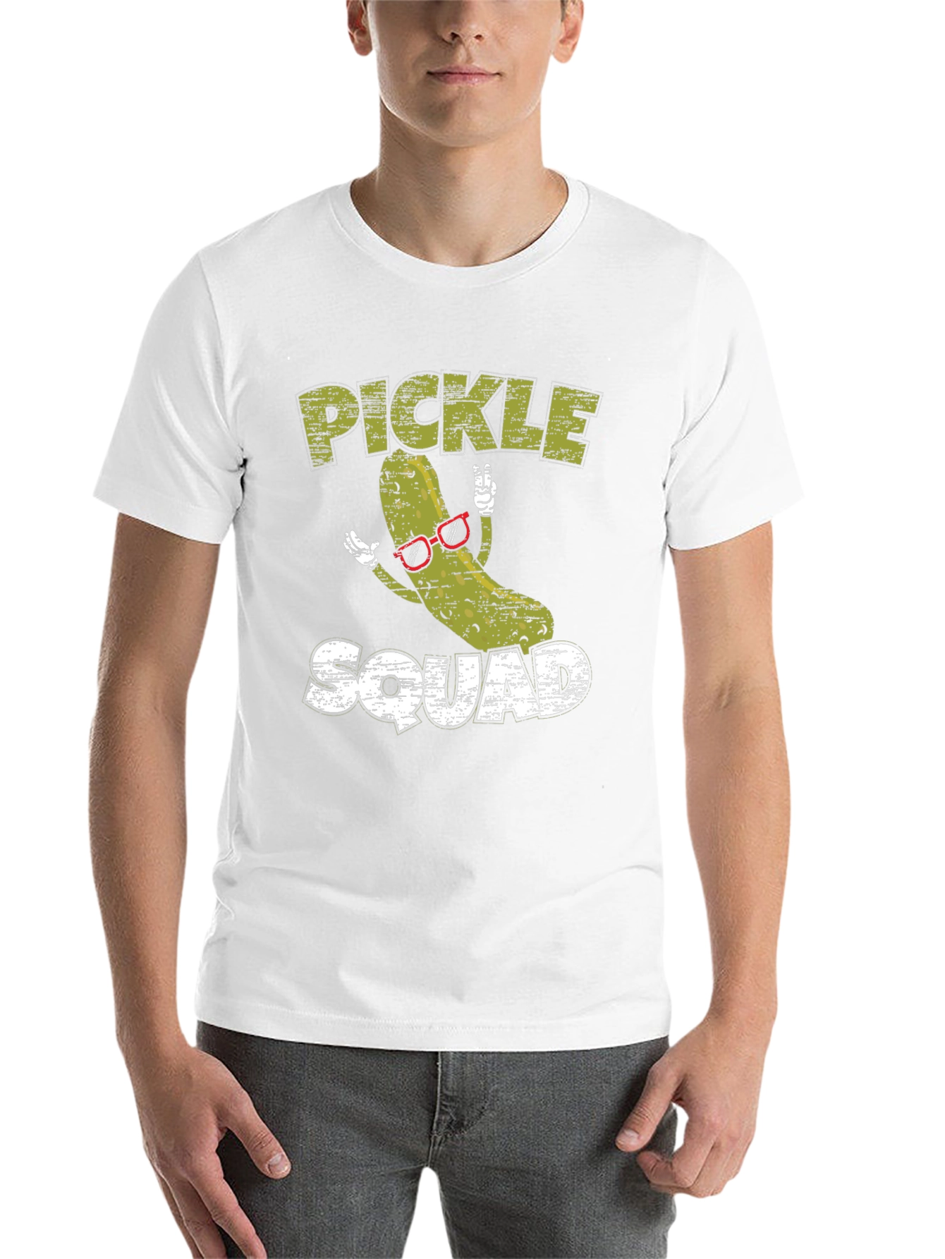 Black Pickle Squad T-Shirt - Cool Graphic Tee view 14