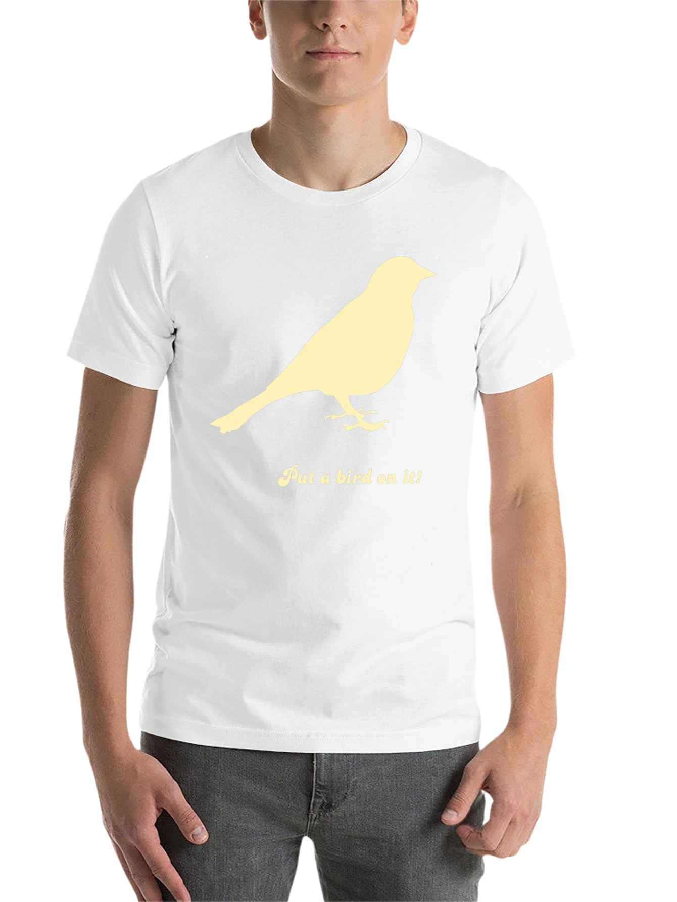 Black Put a Bird on It! Graphic Tee view 14