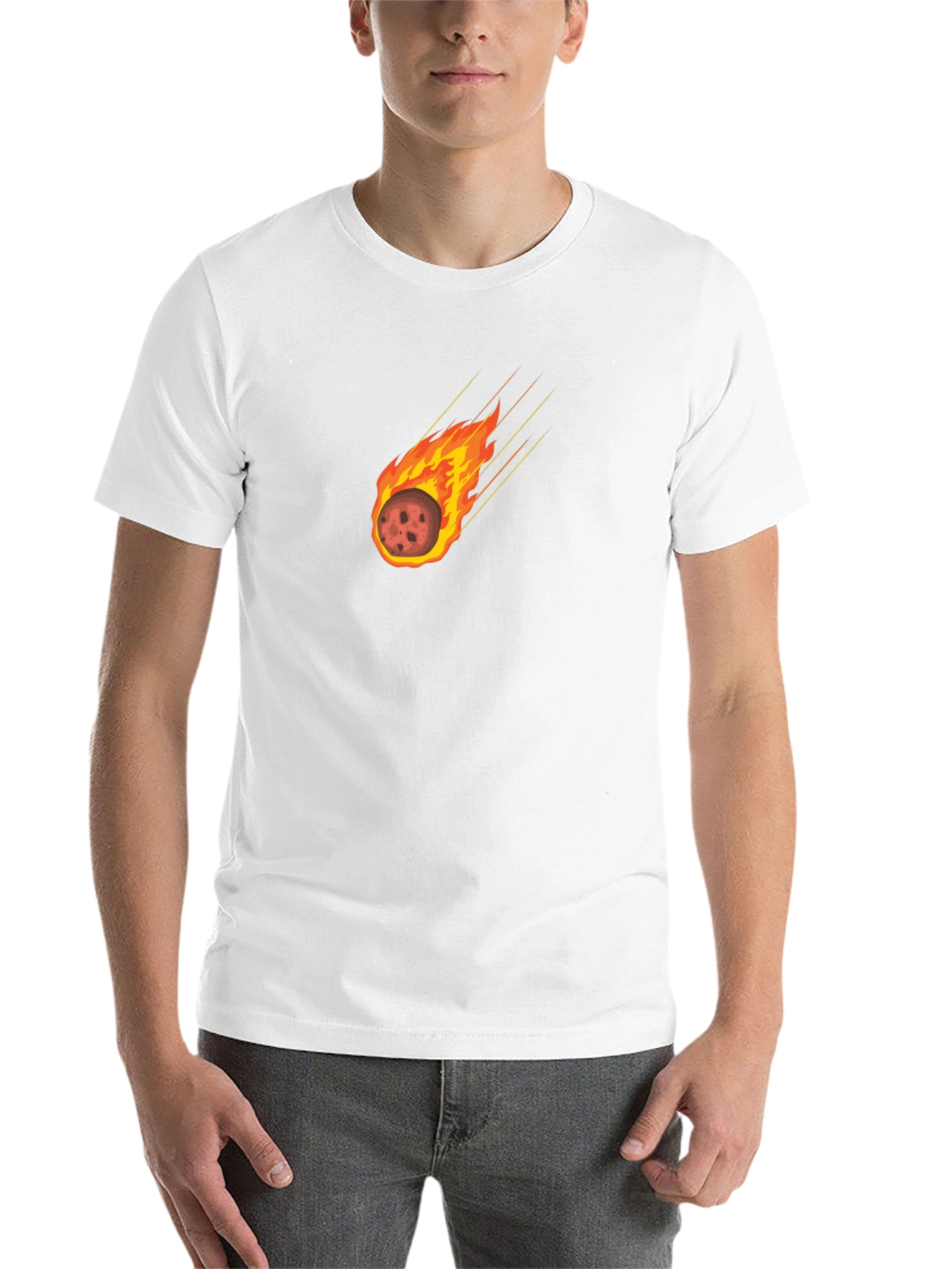 Black Fiery Meteor T-Shirt - Black view 14
