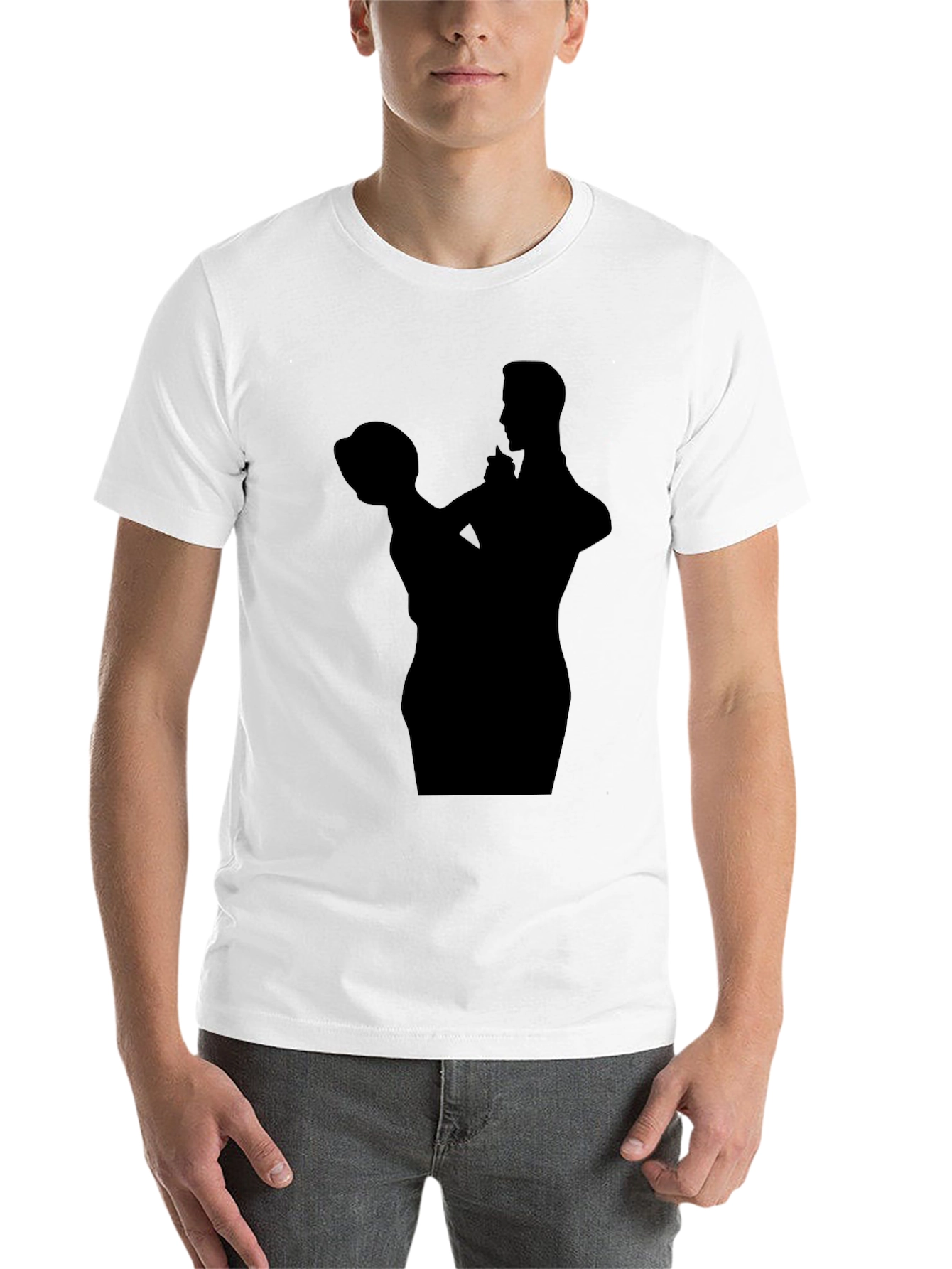Black Silhouette Dance Graphic Tee - Classic Black view 14