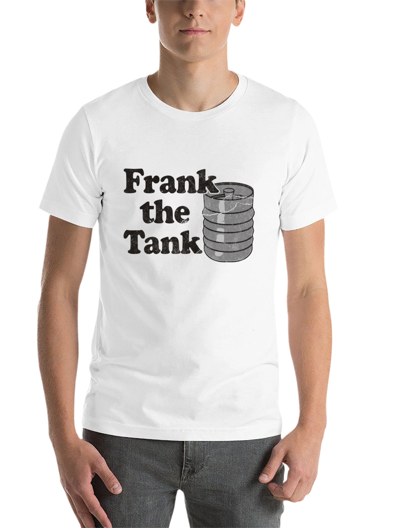 Black Frank the Tank Novelty T-Shirt view 14