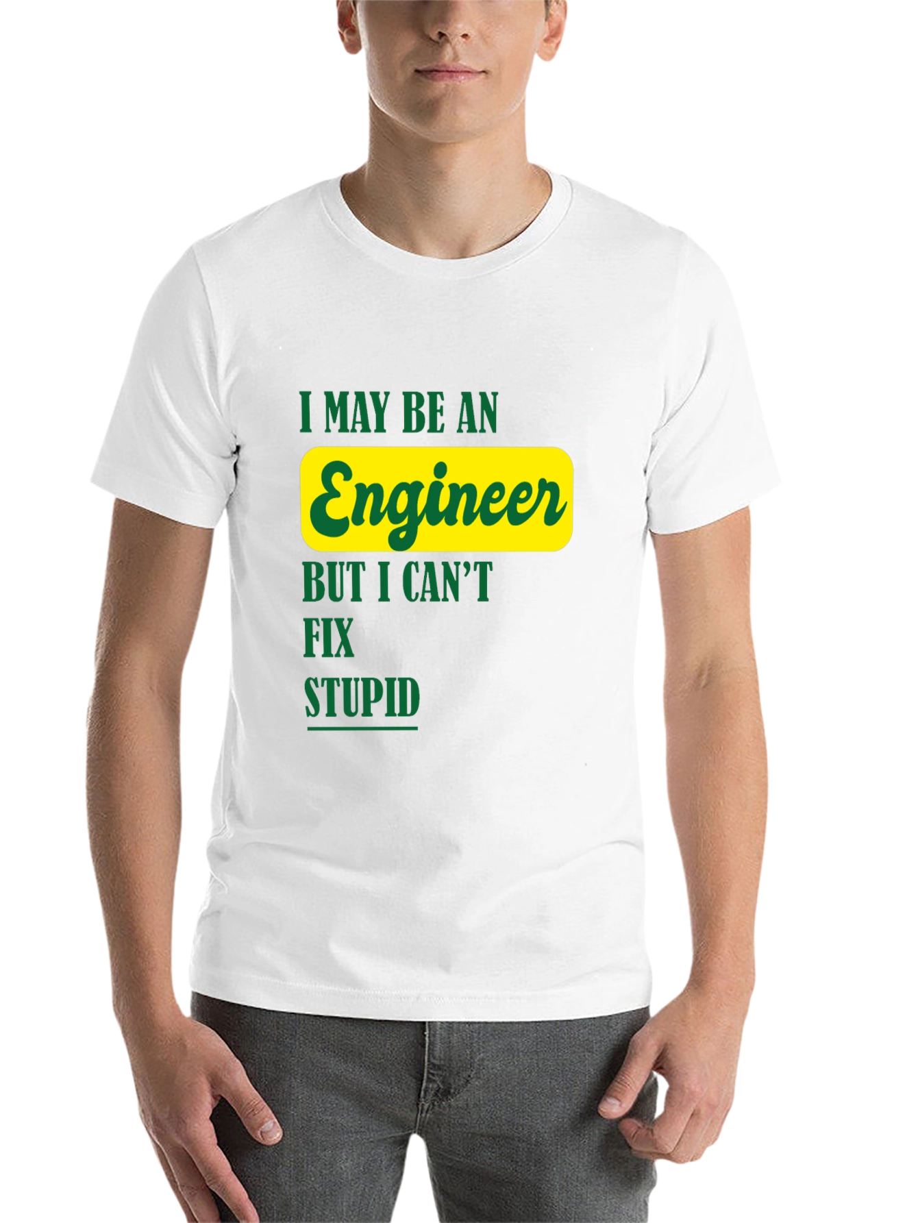 Black Engineer Humor Graphic T-Shirt - Funny & Casual Black Tee view 14