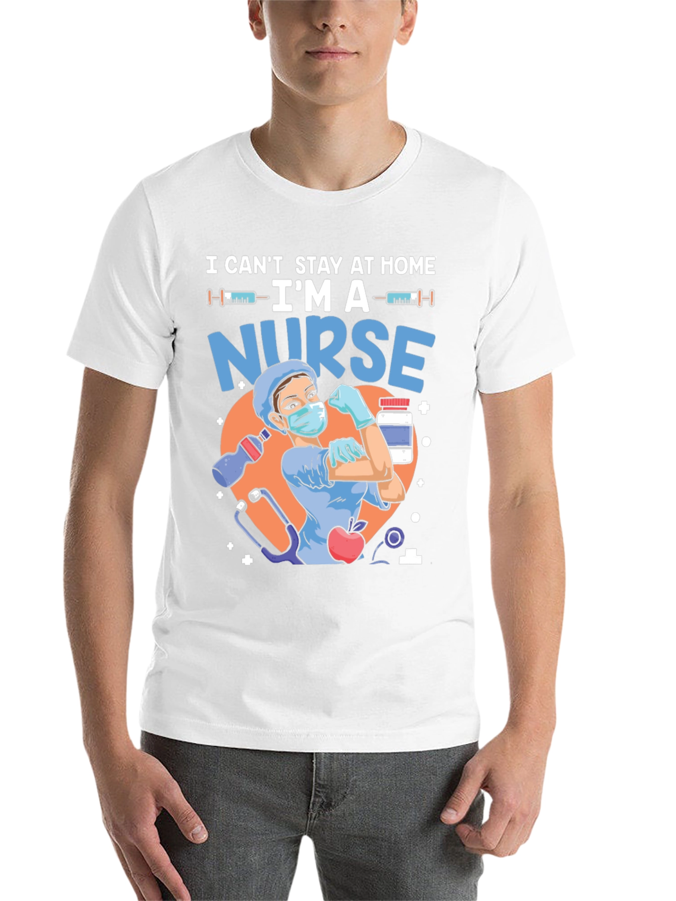 Black Nurse Graphic T-Shirt - Hero Apparel view 14