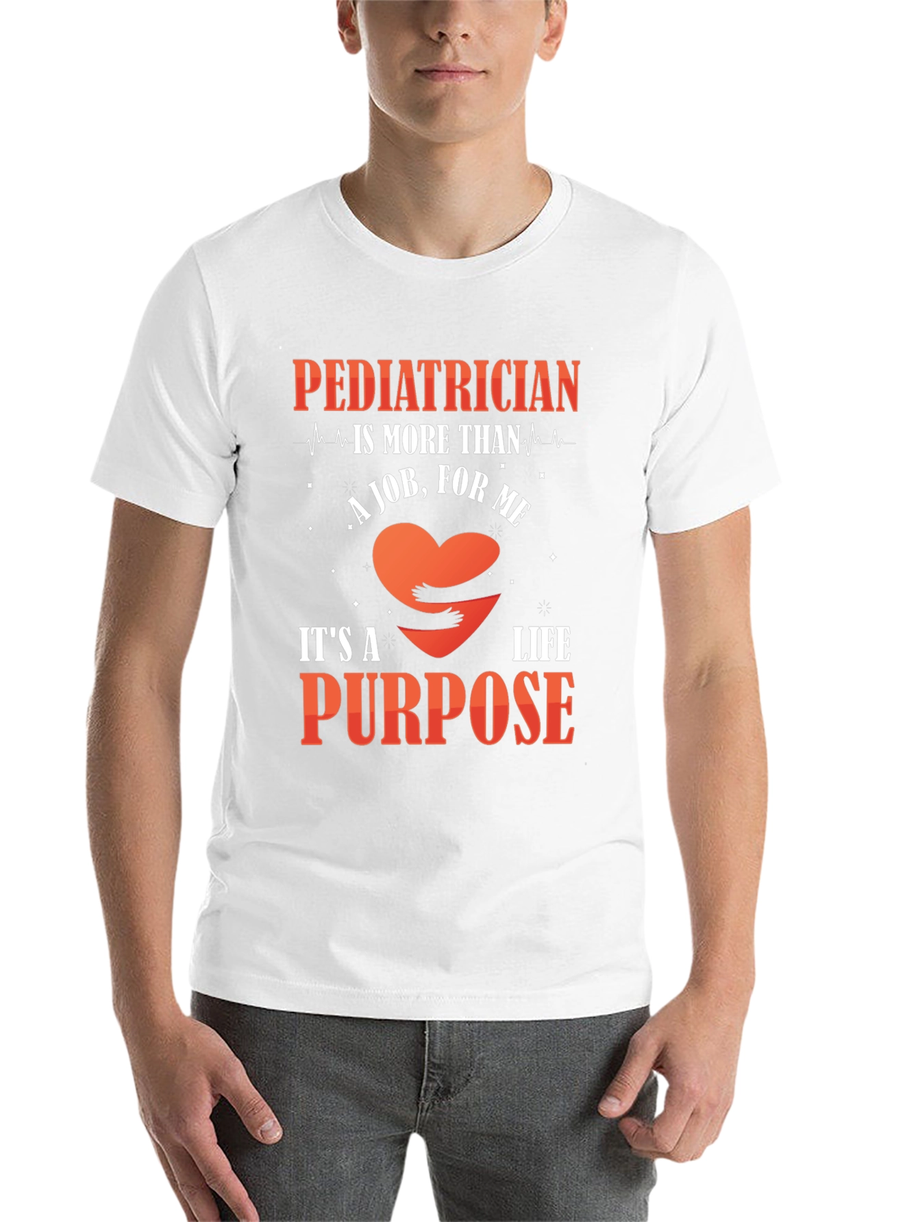 Black Pediatrician Life Purpose T-Shirt view 14