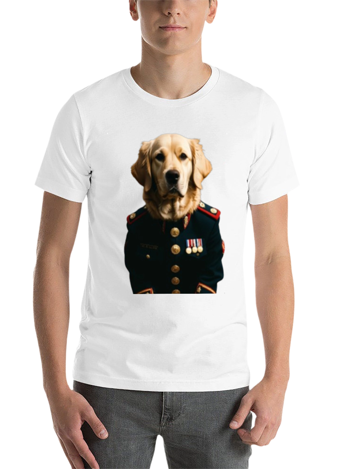 Black Dog General Graphic Tee - Unique Animal Lover Shirt view 14