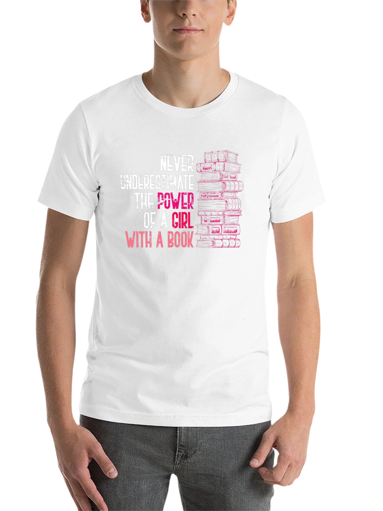 Black Never Underestimate Girl With A Book T-Shirt view 14
