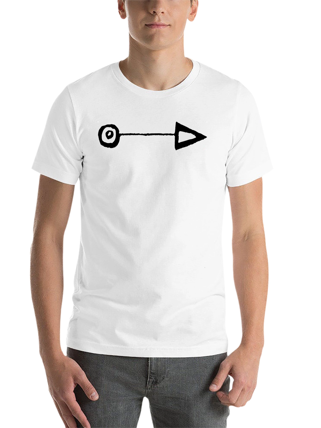 Black Arrow Graphic Tee - Modern Design view 14