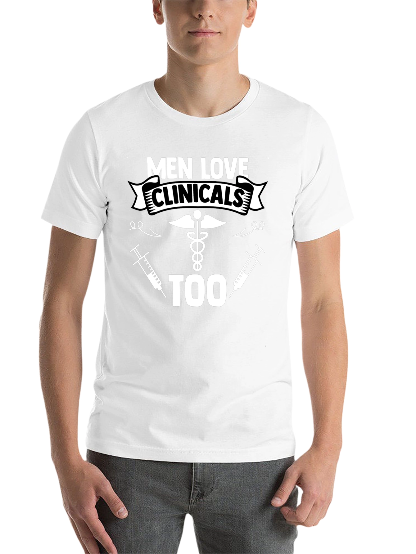 Black Men Love Clinicals Too Funny T-Shirt view 14