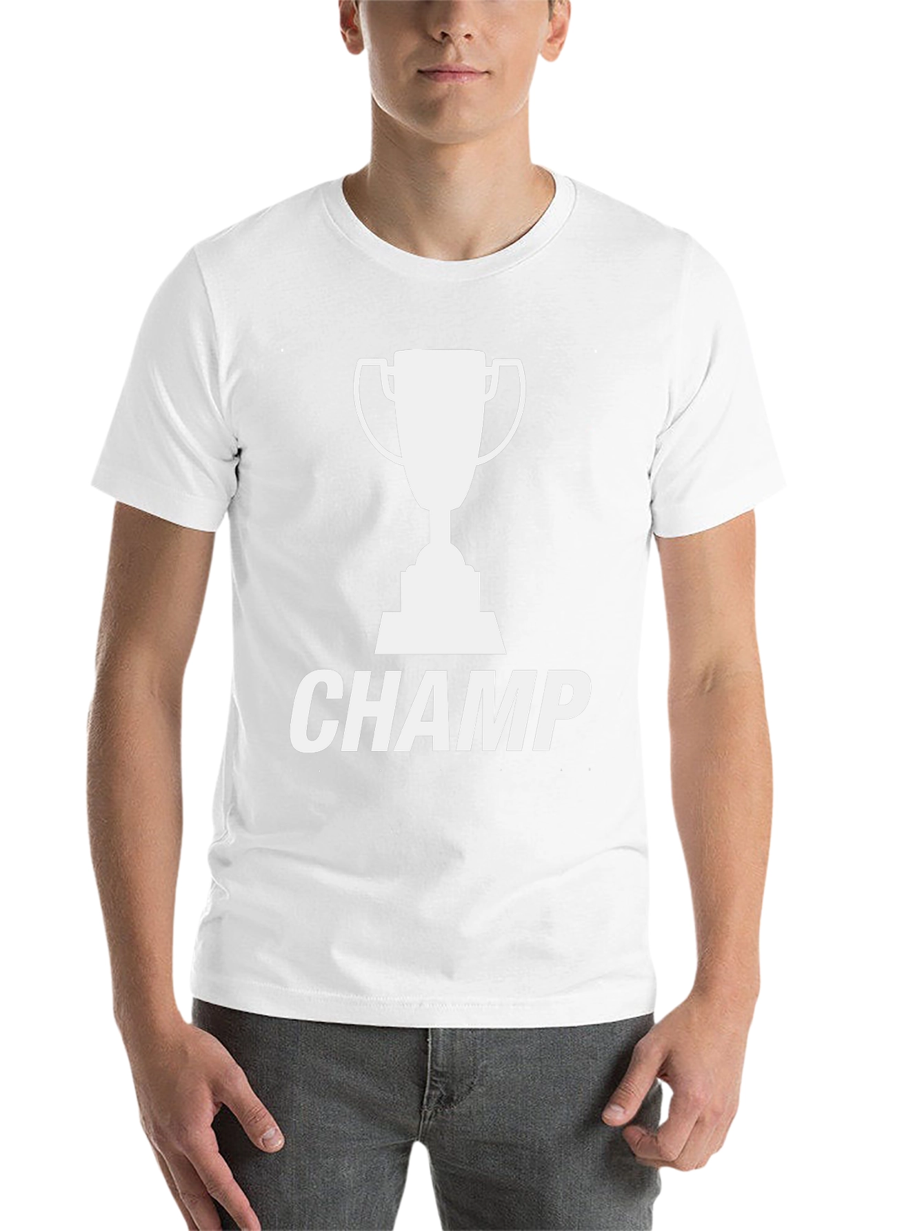 Black Champ Trophy Graphic T-Shirt - Black view 14