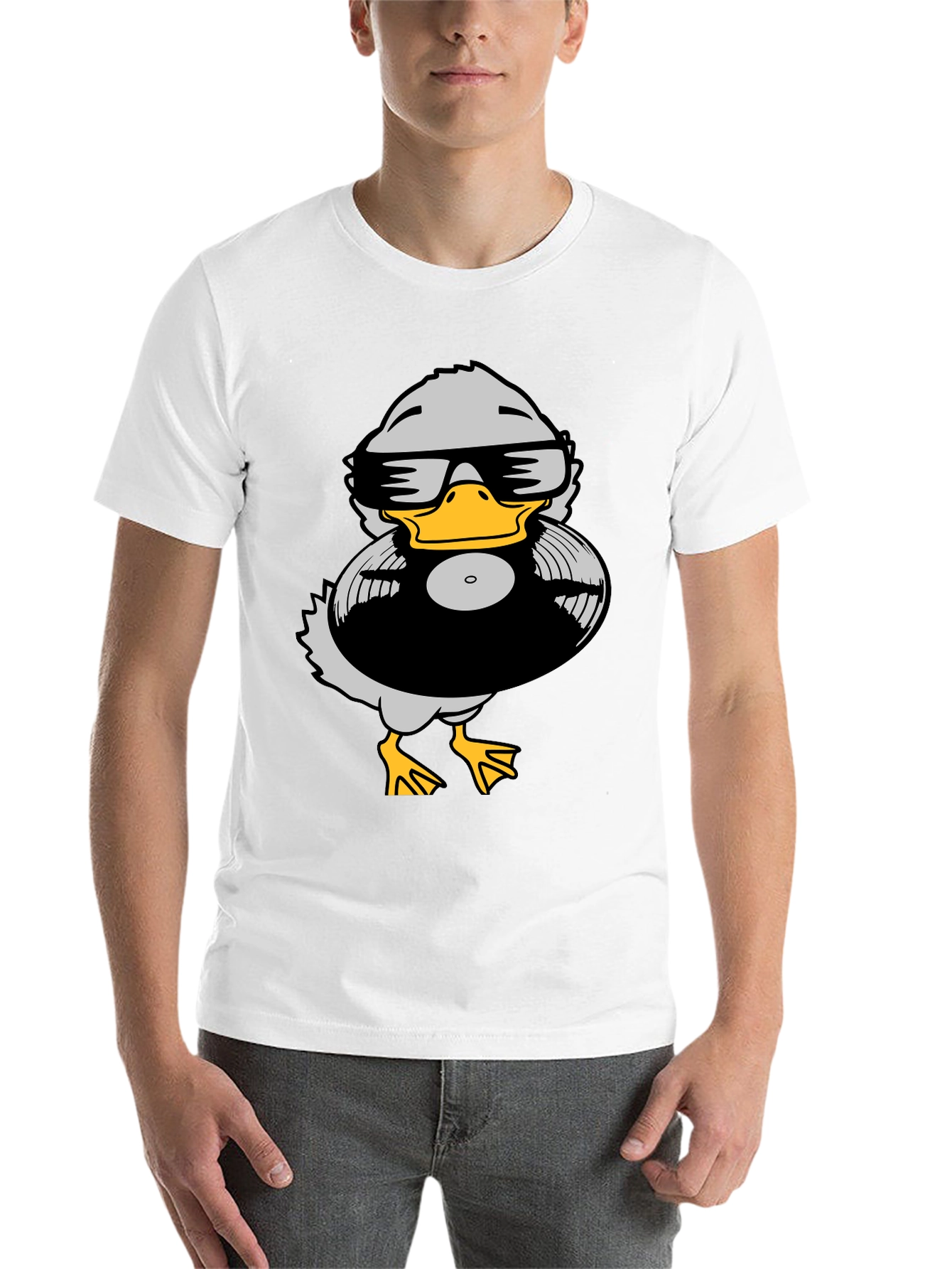 Black Duck DJ Graphic Tee - Black view 14