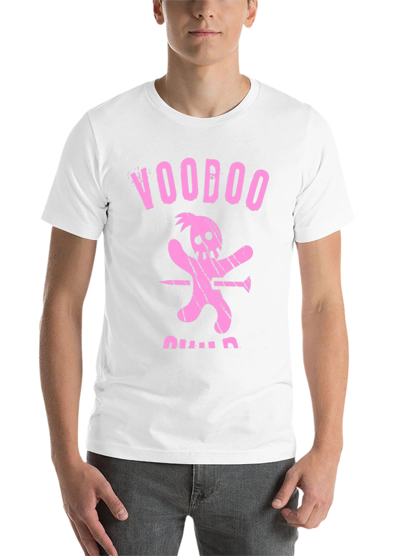 Black Voodoo Child Graphic T-Shirt view 14