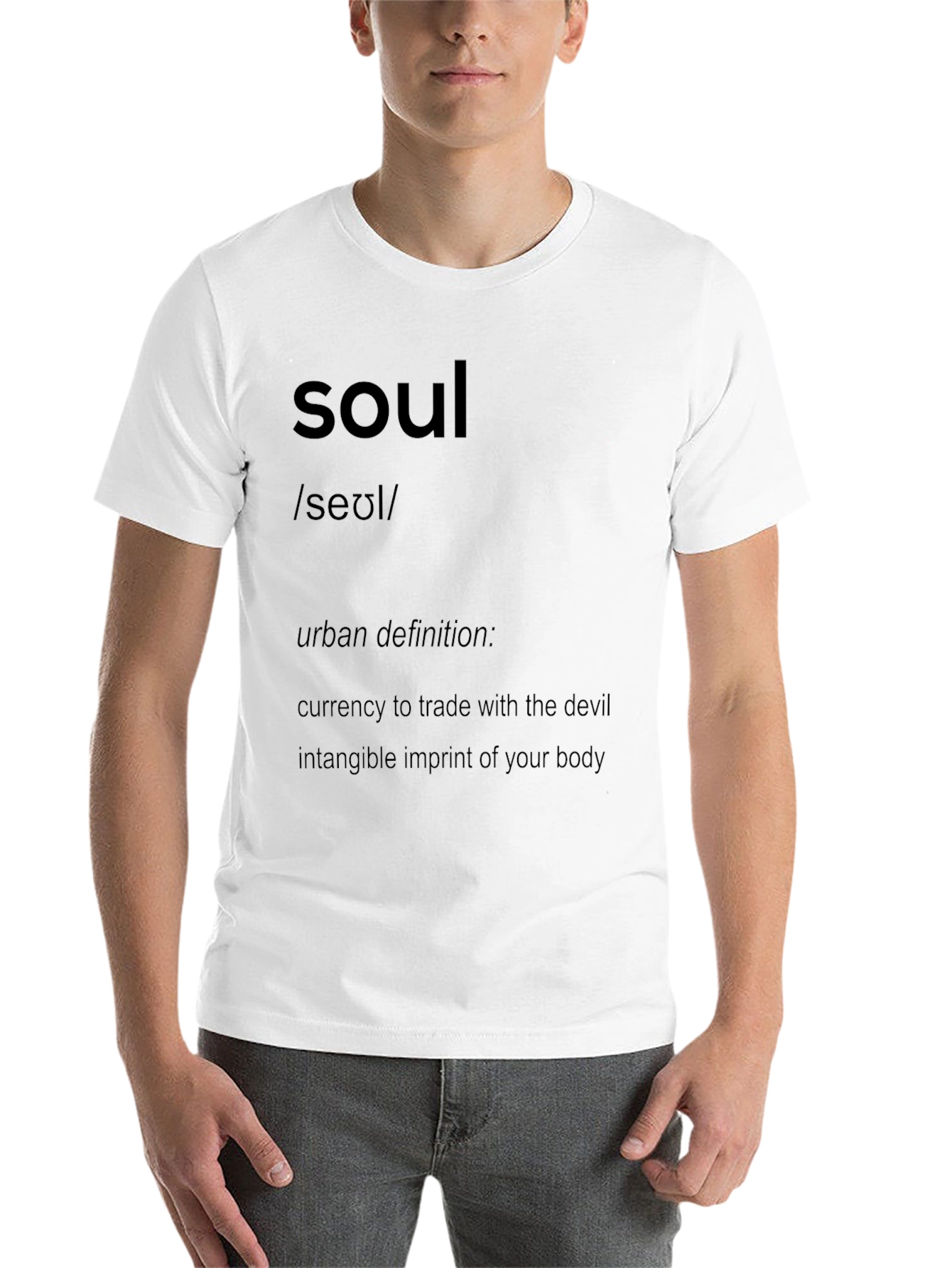 Black Urban Definition Soul T-Shirt view 14