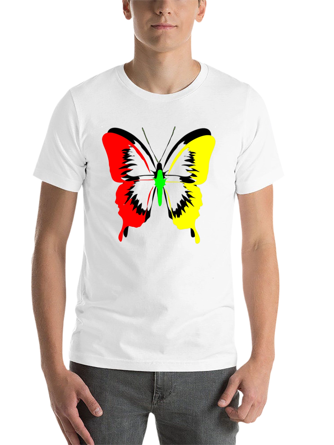 Black Butterfly Graphic Print Tee - Bold Fashion view 14