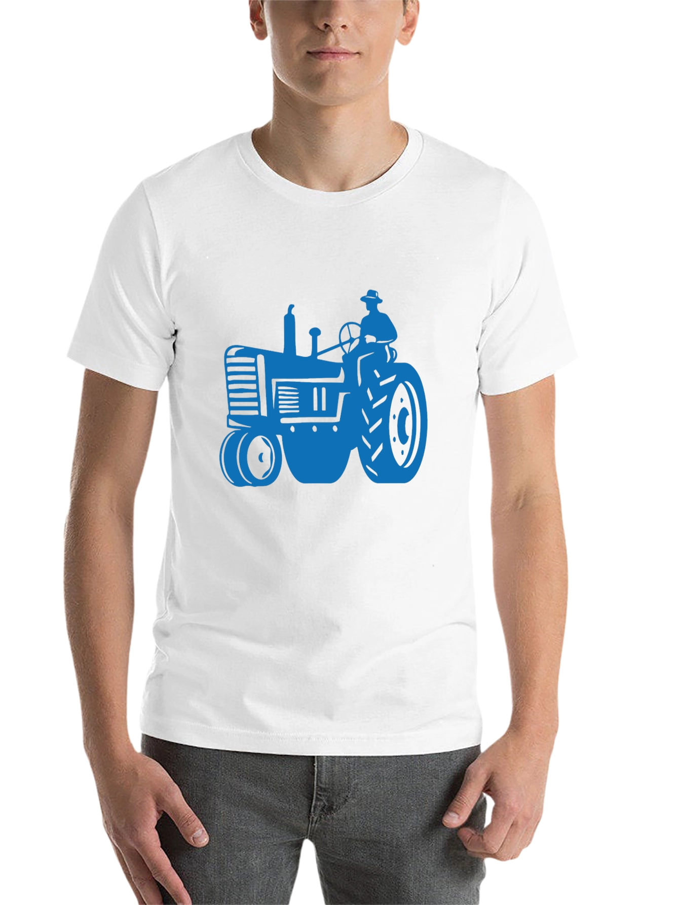 Black Tractor Graphic Tee - Farm Life Shirt view 14