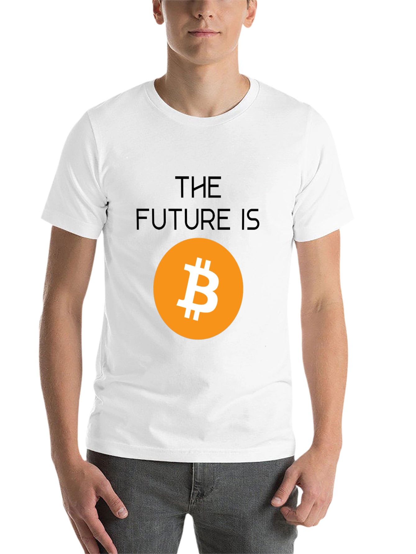 Black Bitcoin Future Graphic Tee - Crypto Black T-Shirt view 14