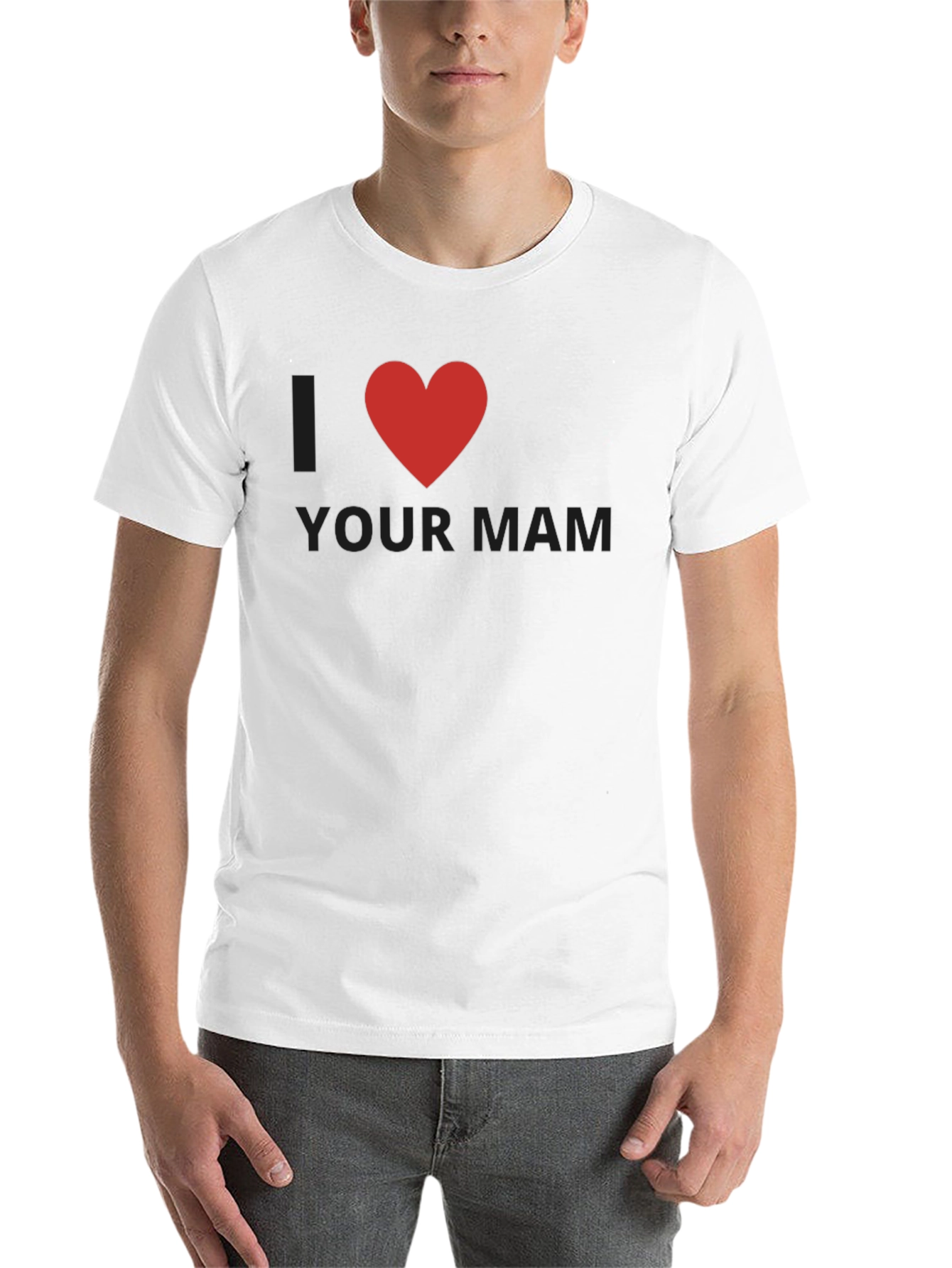 Black I Heart Your Mam Graphic T-Shirt view 14