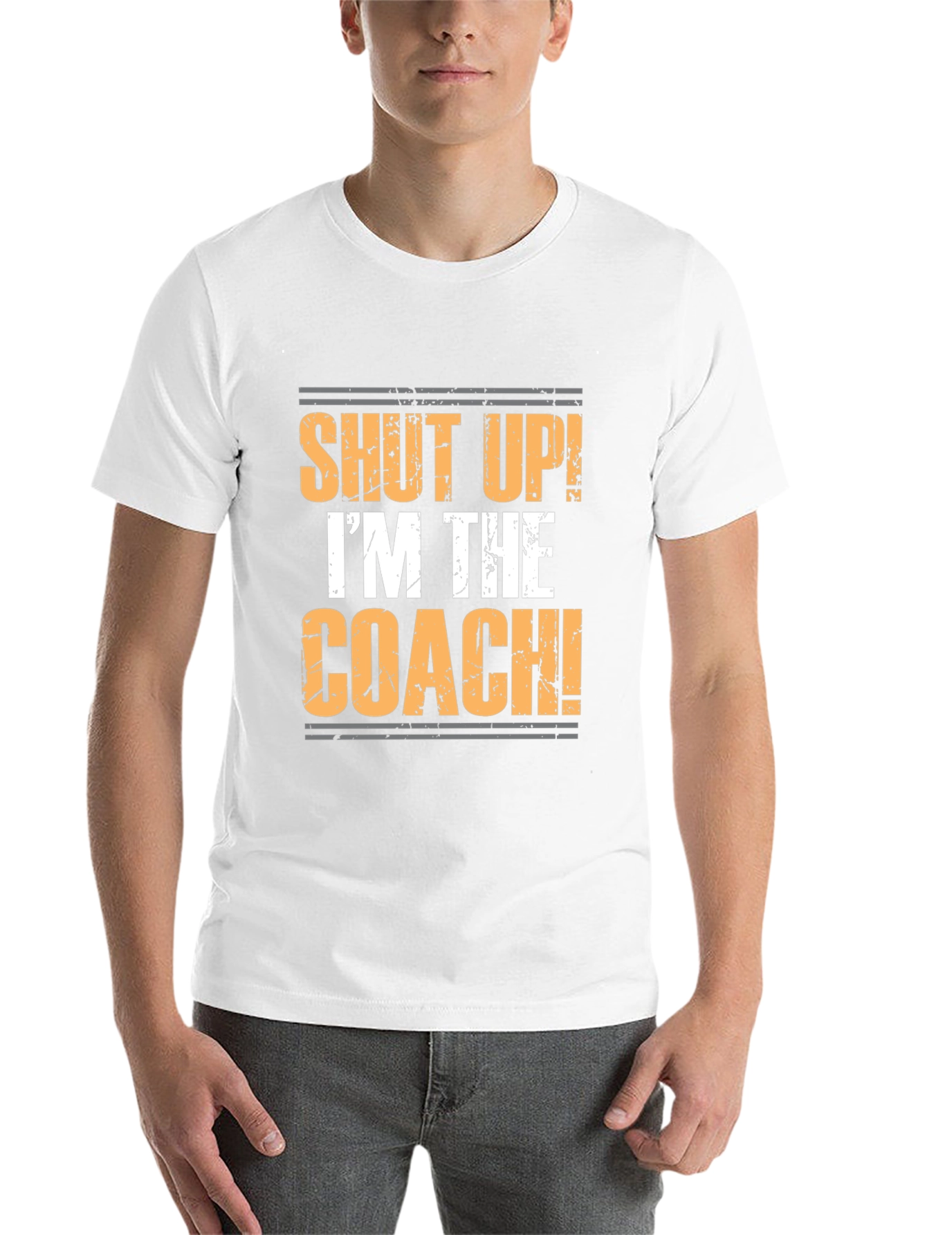 Black Shut Up! I'm the Coach! Graphic Tee view 14