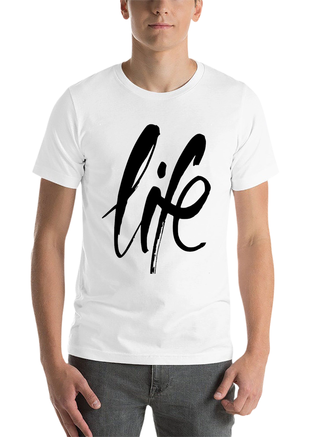 Black Life Graphic Black T-Shirt view 14