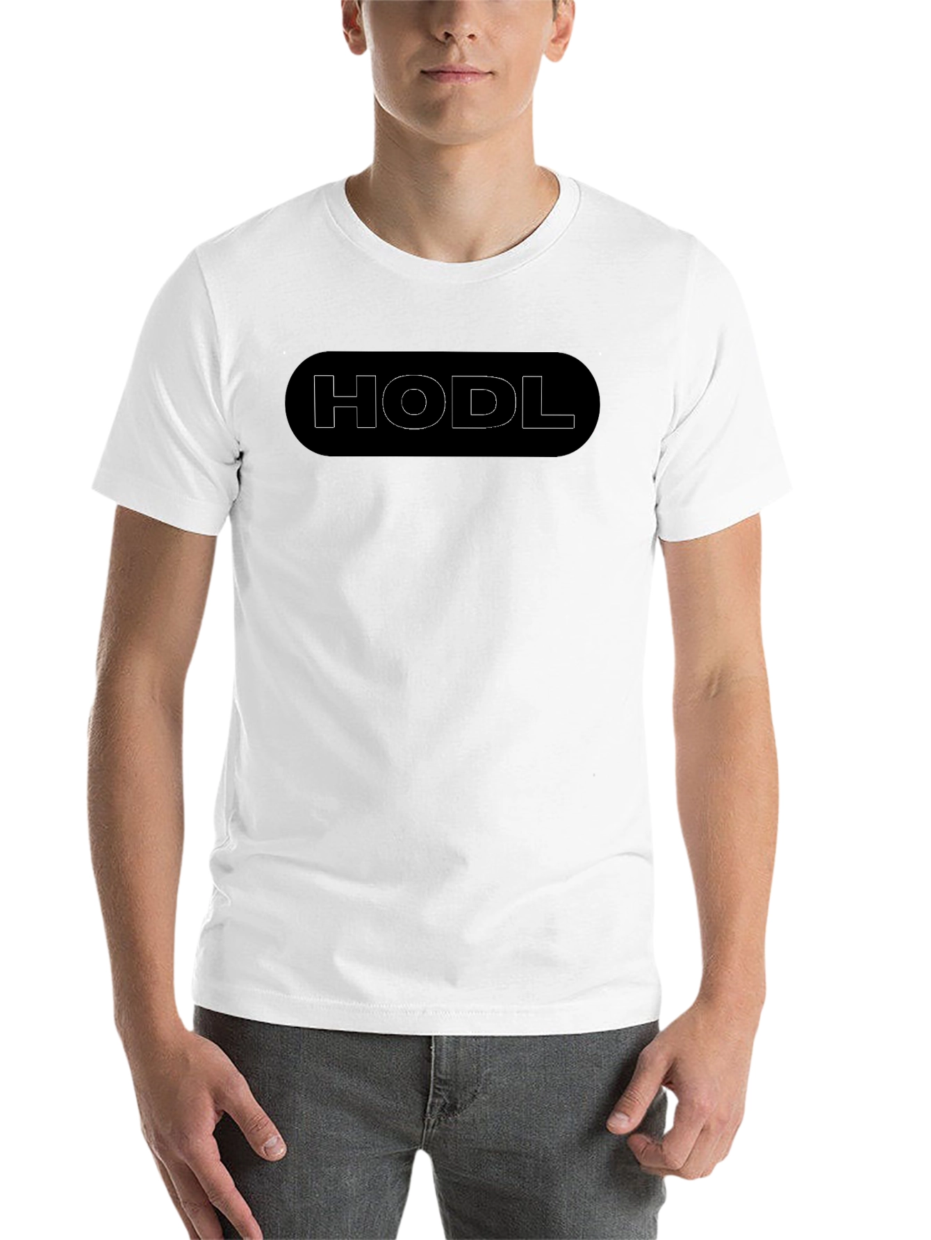 Black HODL Crypto T-Shirt - Black view 14