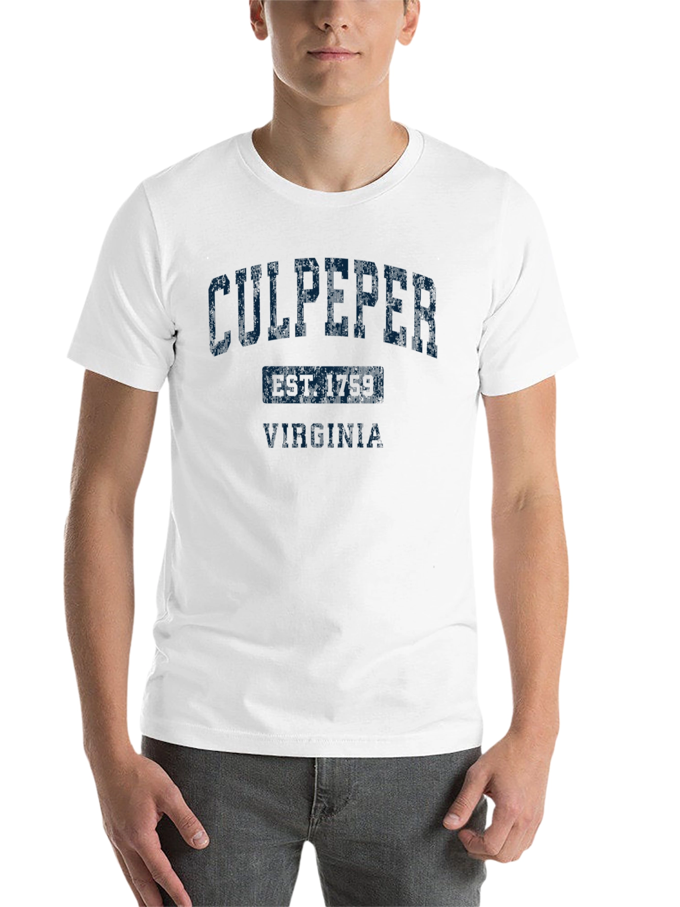 Black Culpeper Virginia Graphic Tee - Vintage Style view 14