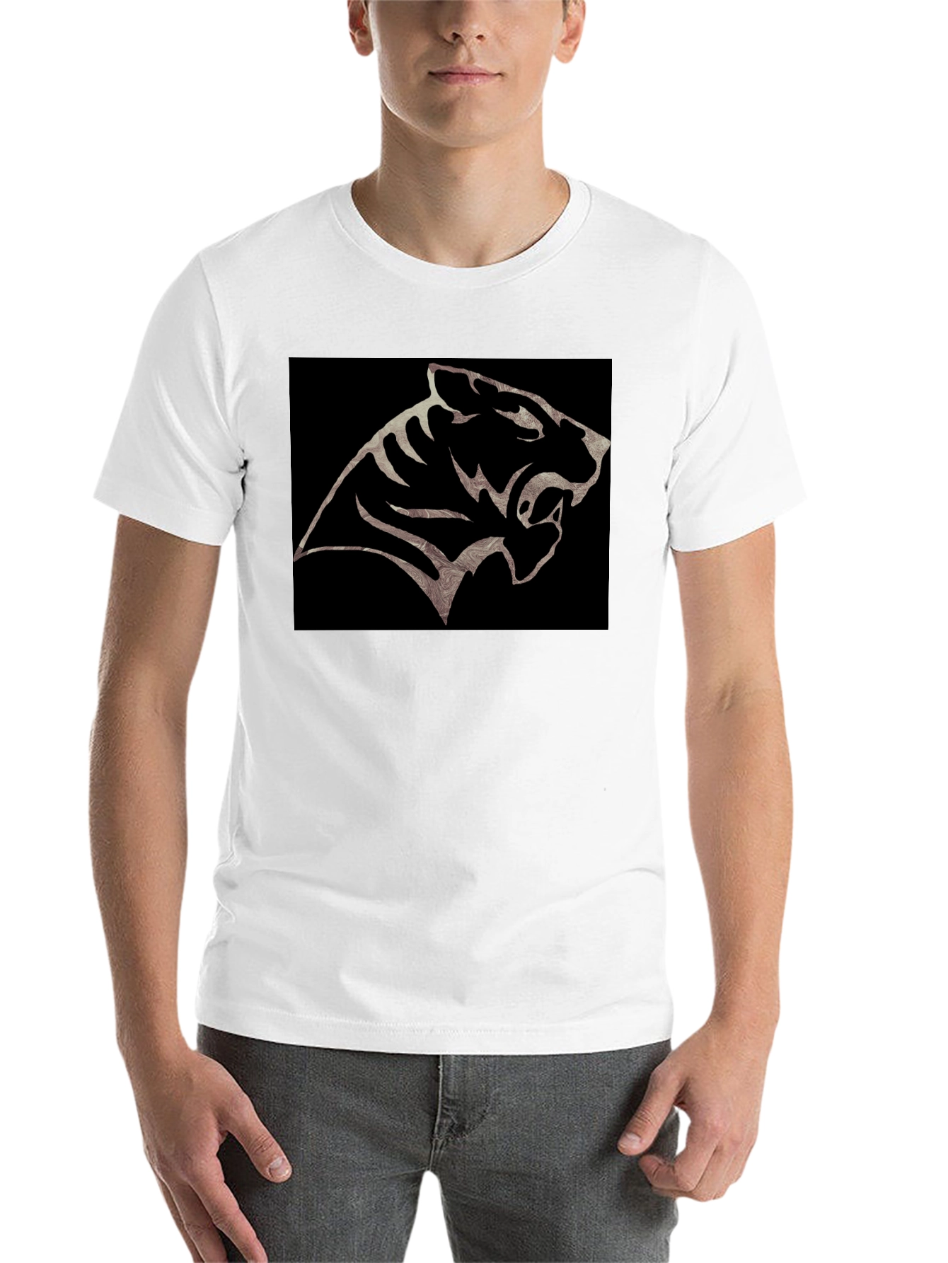 Black Black Tiger Graphic Tee - Fierce Style view 14