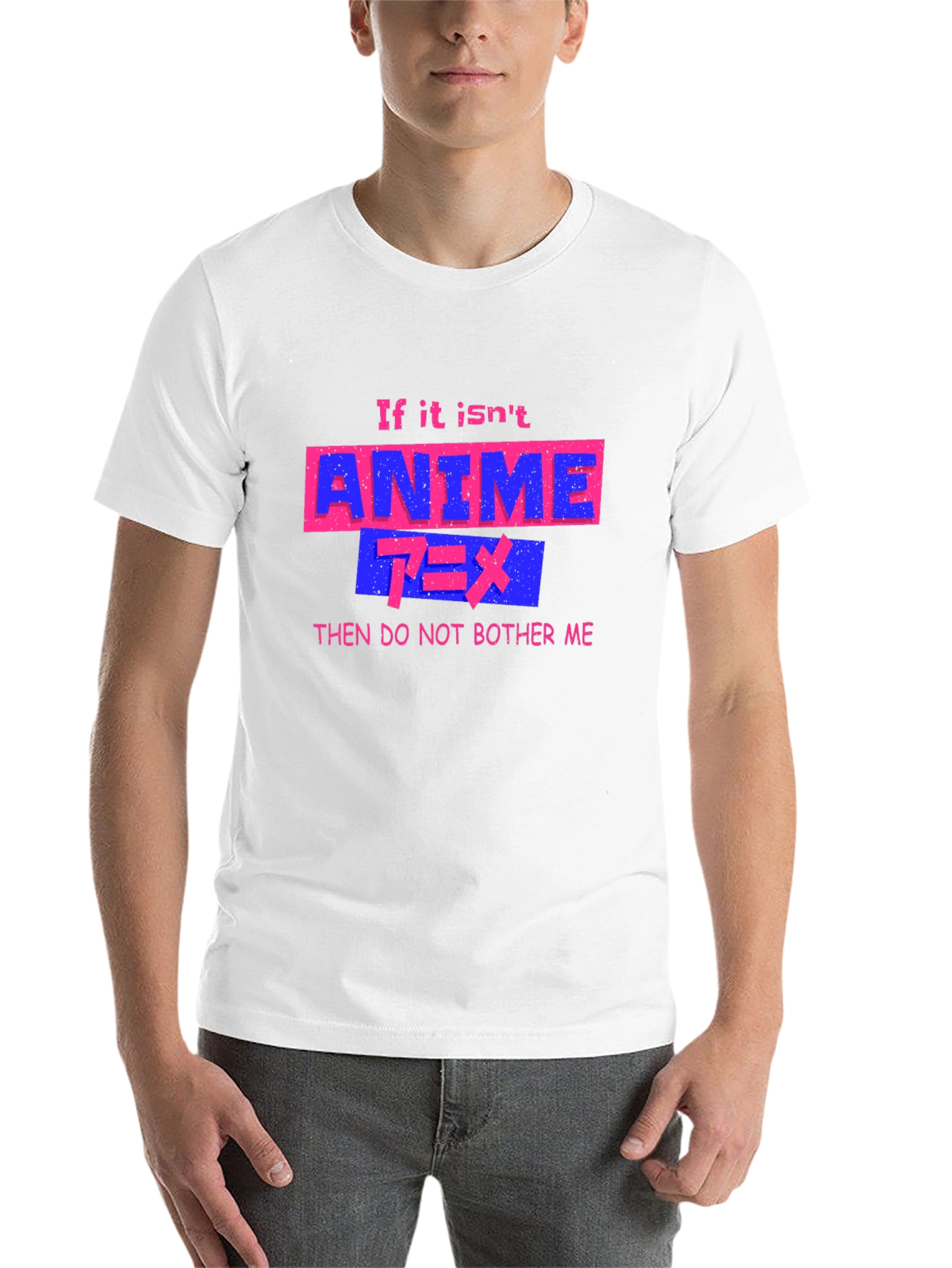 Black Anime Lover's Graphic T-Shirt - "Do Not Bother Me" view 14