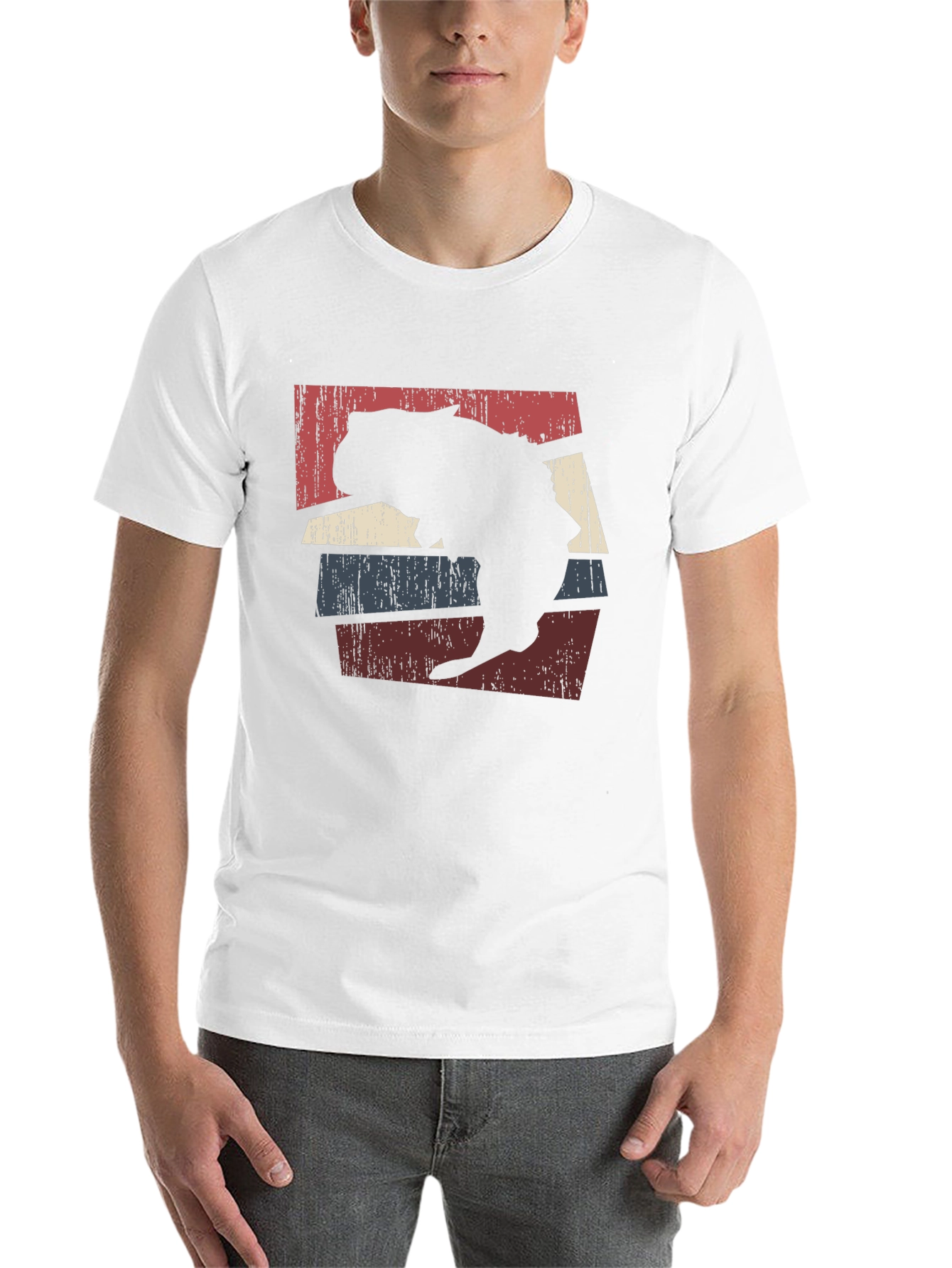 Black Retro Wombat Silhouette Graphic Tee view 14